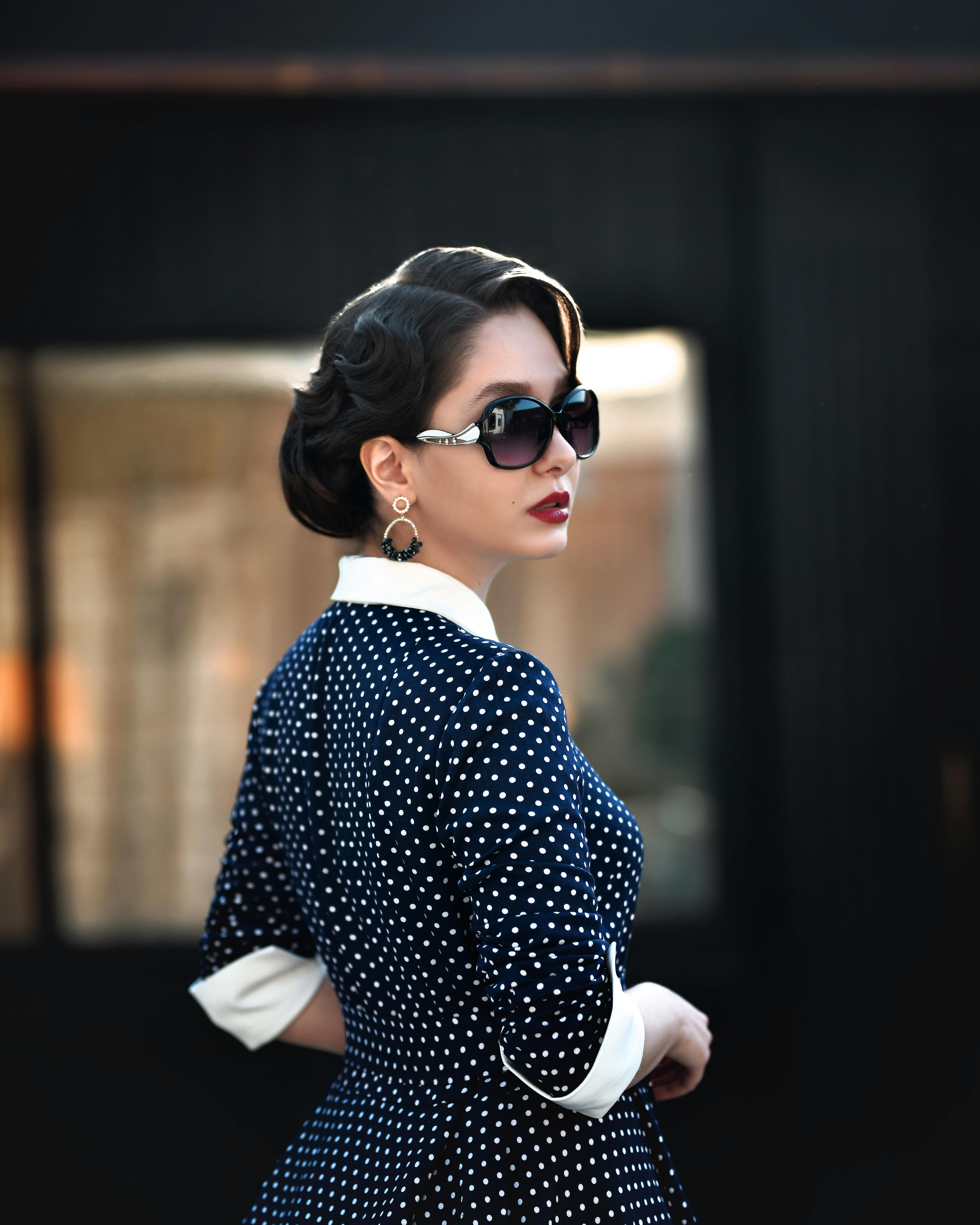 A woman wearing a polka-dotted dress | Source: Pexels
