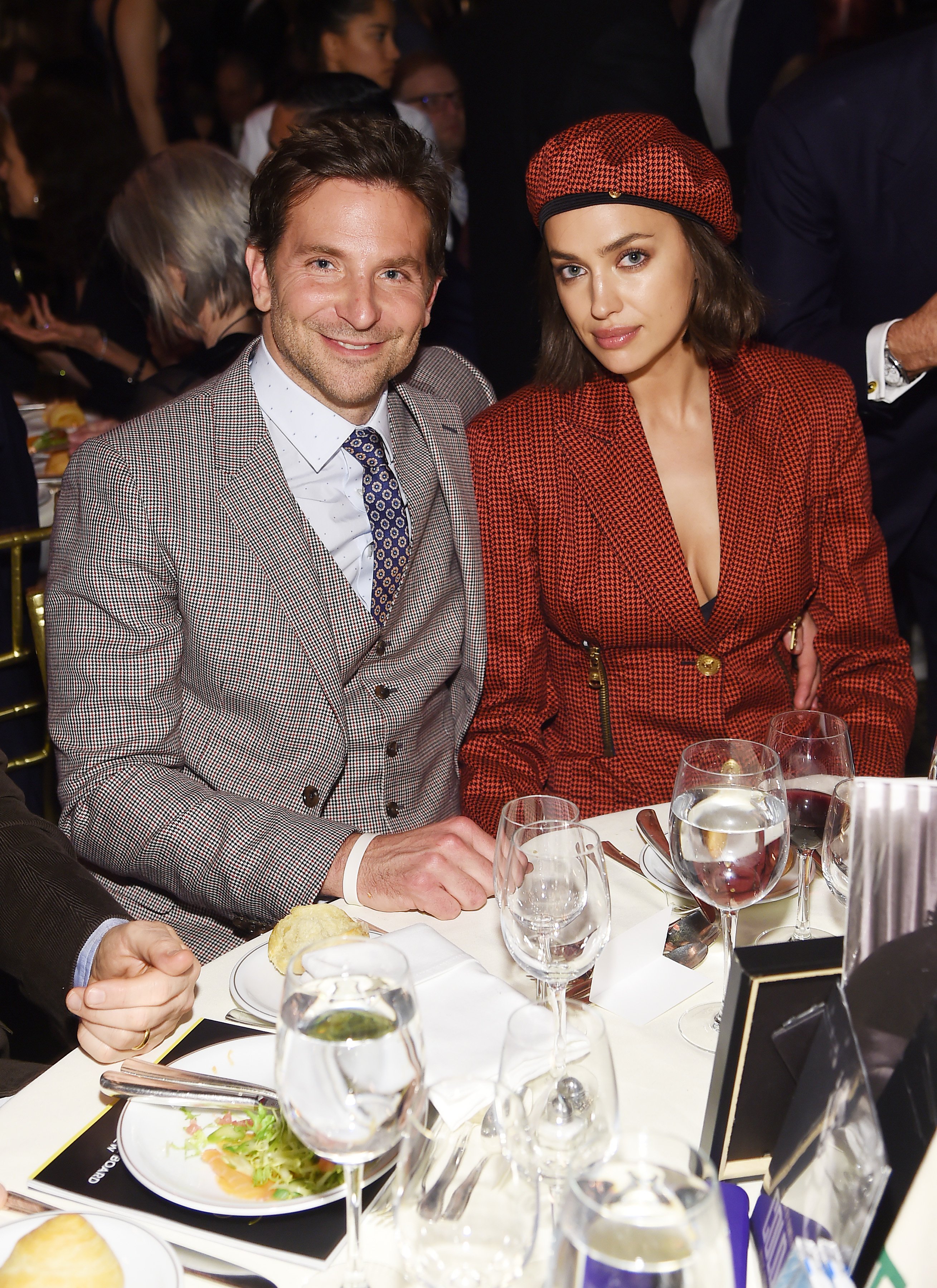 Bradley Cooper and Irina Shayk attend The National Board of Review Annual Awards on January 8, 2019 in New York City