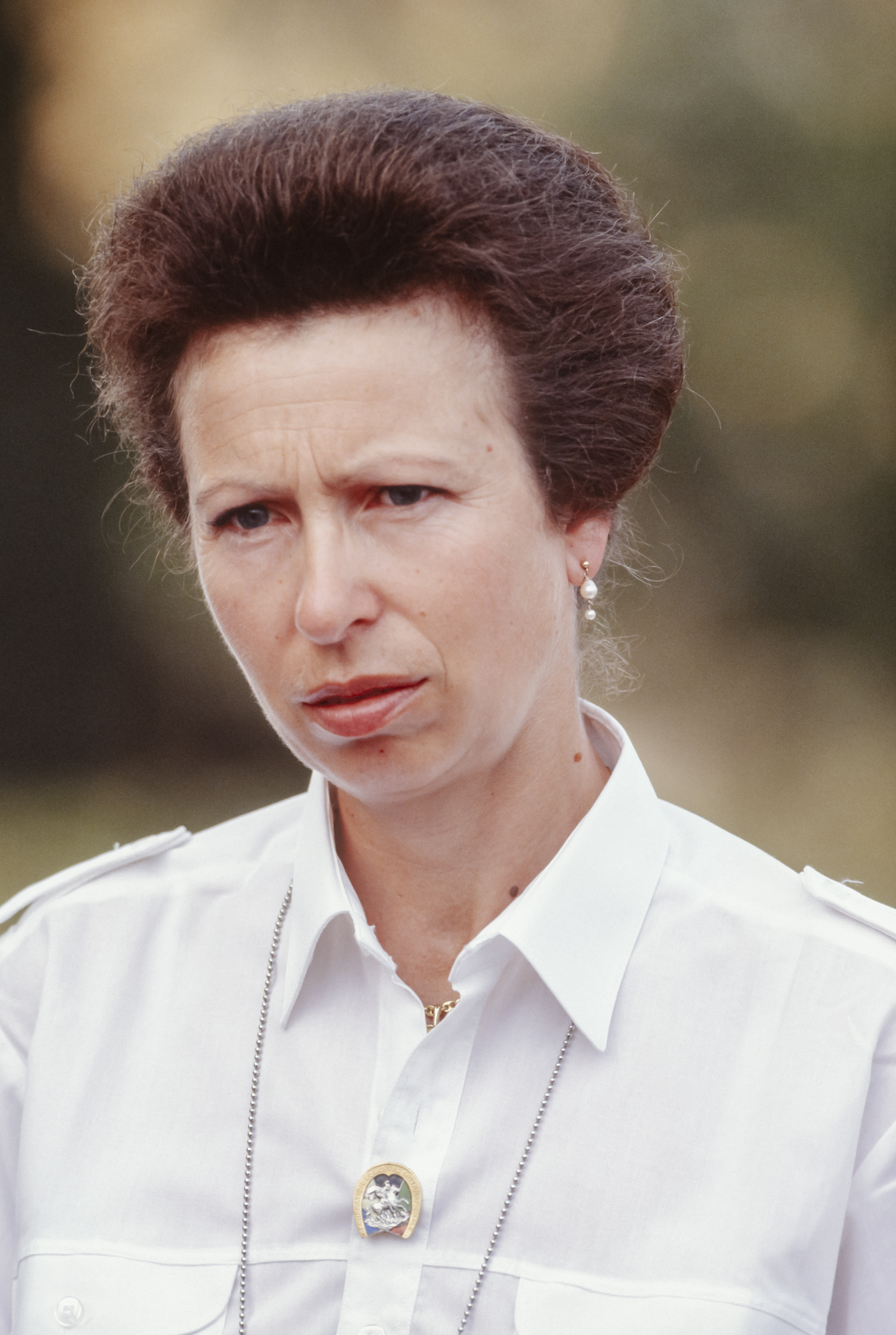 Princess Anne during the Equestrian competition of the 1992 Summer Olympics on August 4, 1992, in Barcelona, Spain. | Source: Getty Images