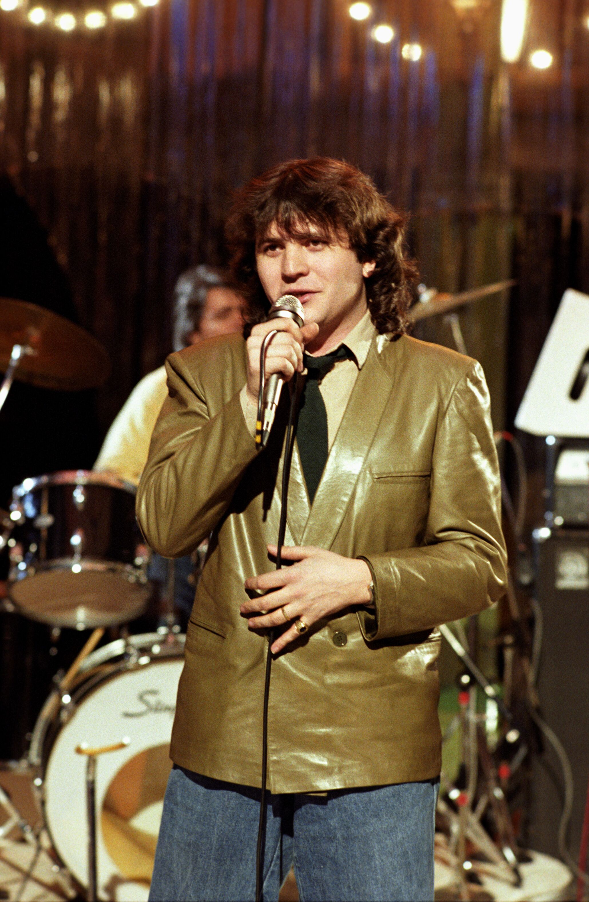 Daniel Balavoine sur le tournage " Stars ". | Photo : Getty Images