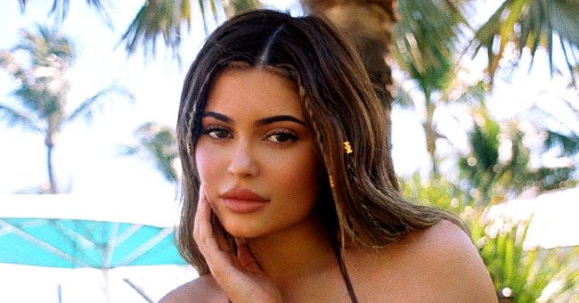 Kylie Jenner In A Brown Vintage Gucci Bikini While Vacationing In The  Bahamas : r/a:t5_2jjt96