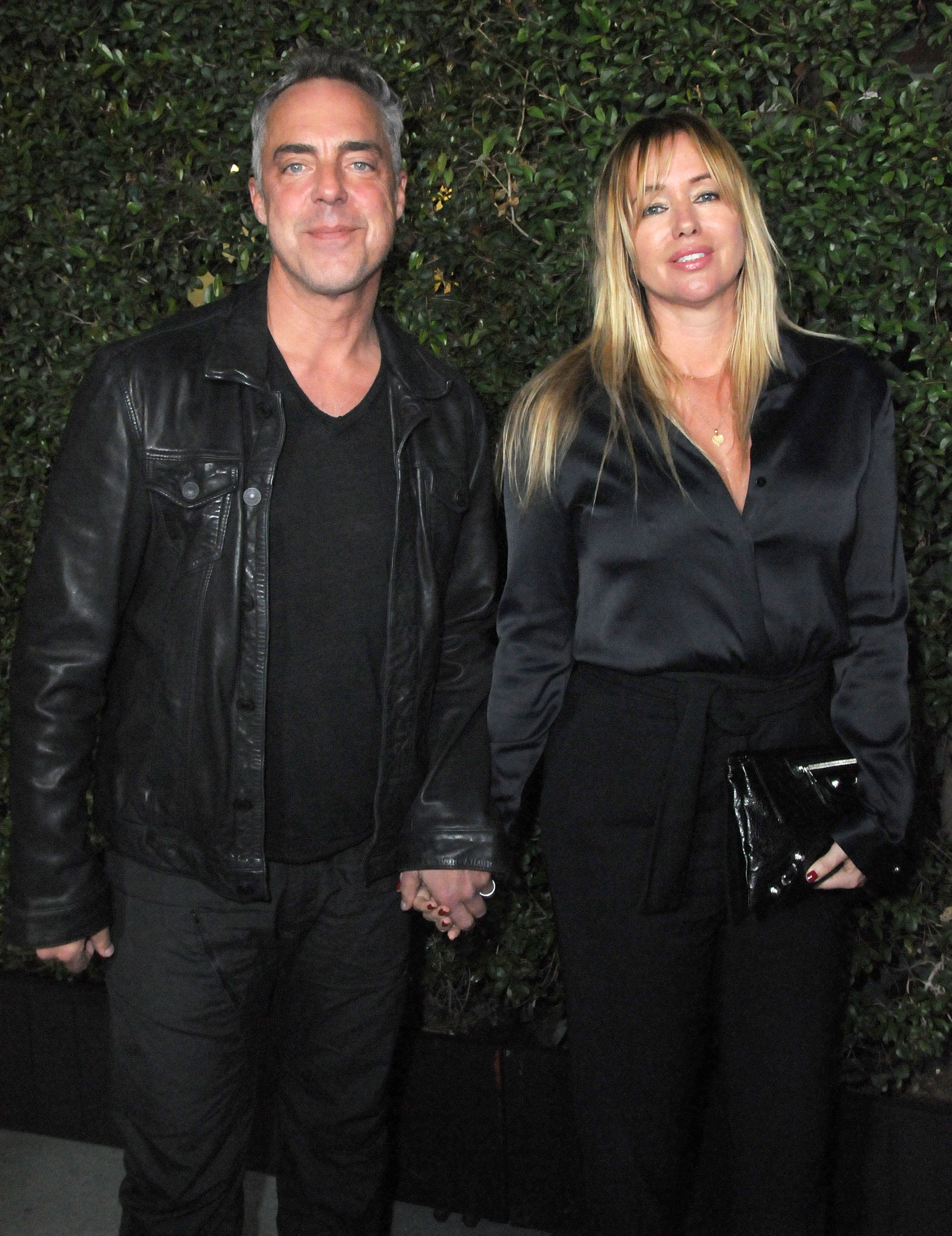 Actor Titus Welliver and wife Jose Welliver (aka Jose Stemkens) arrive at screening of "Bosch" at The Dome at Arclight Hollywood on February 3, 2015, in Hollywood, California. | Source: Getty Images