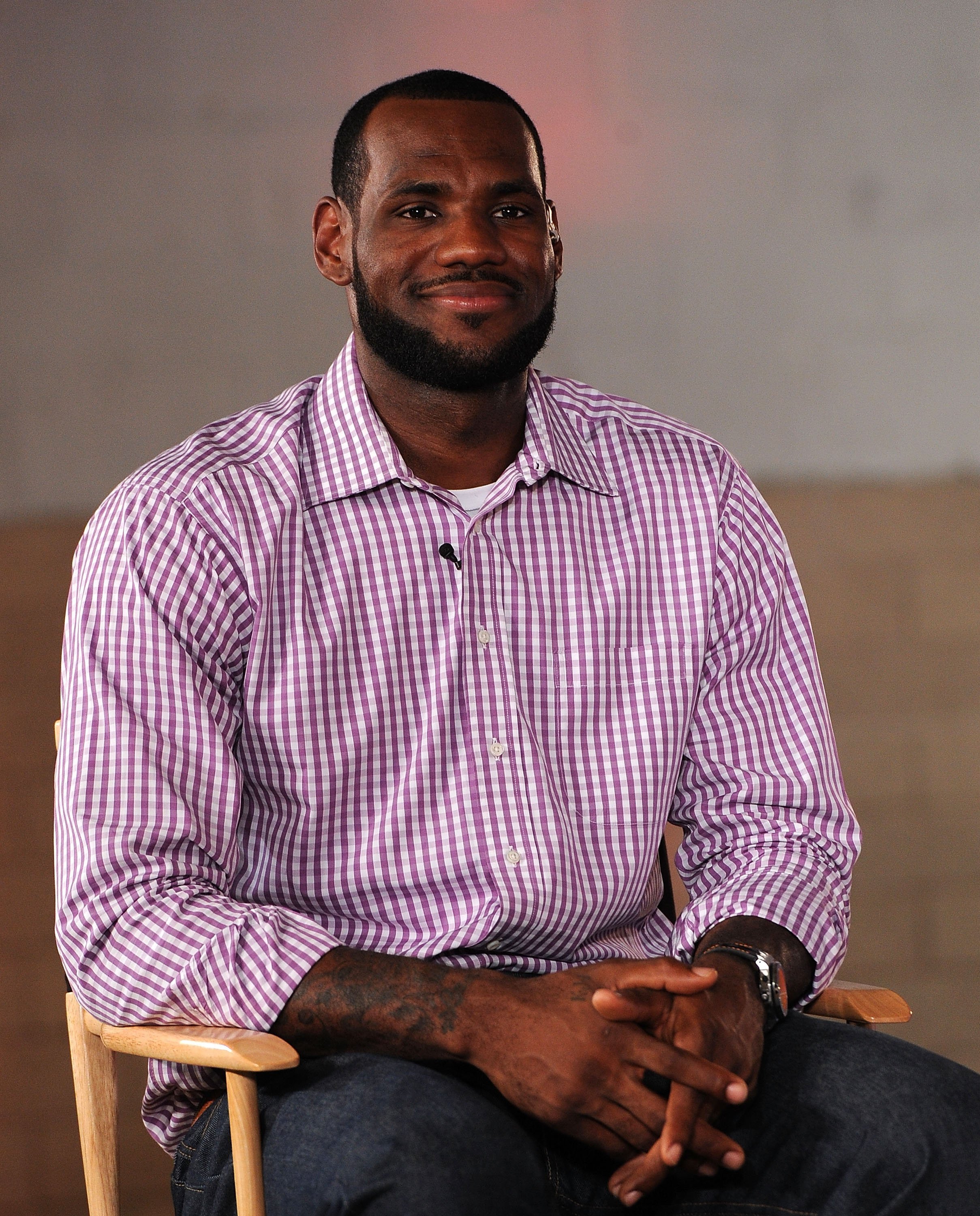 LeBron James during a press conference in July 2010. | Photo: Getty Images