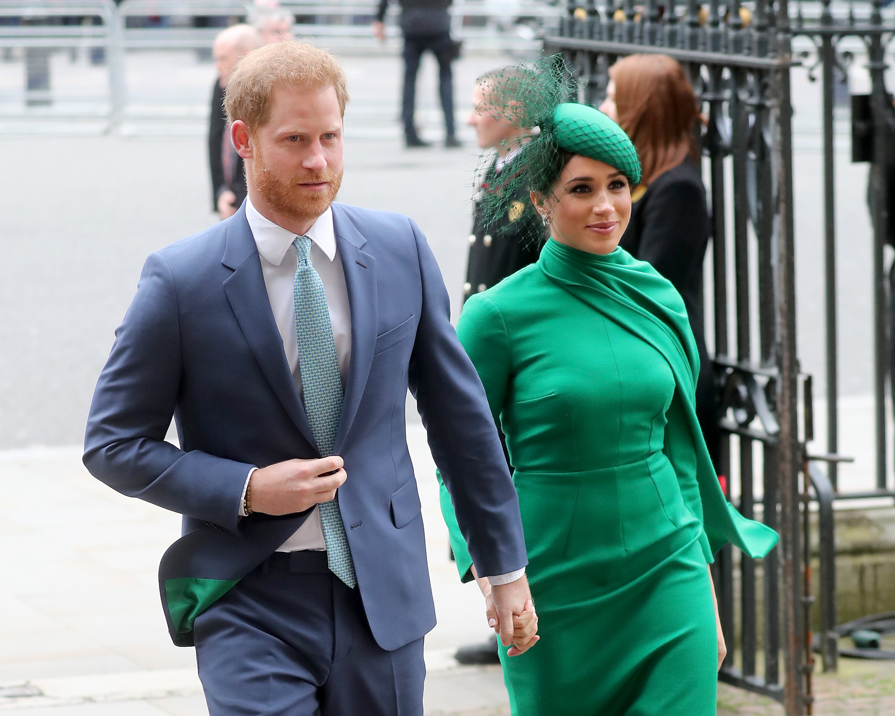 Prince Harry, Duke of Sussex and Meghan, Duchess of Sussex meets children as she attends the Commonwealth Day Service 2020 on March 09, 2020. | Source: Getty Images