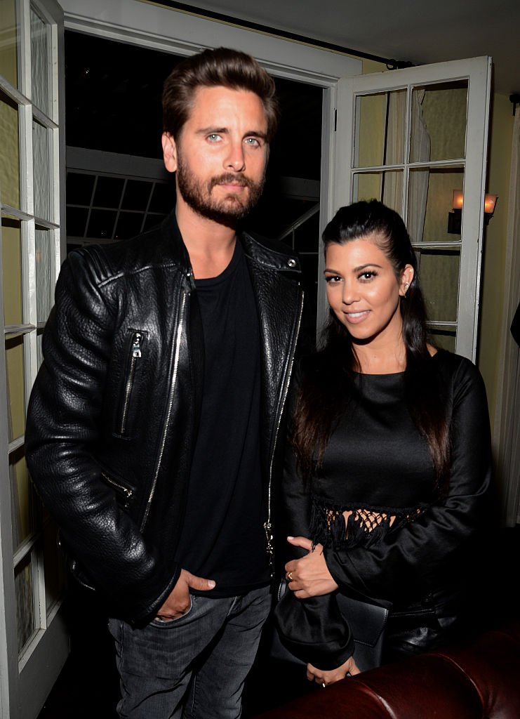 Scott Disick and Kourtney Kardashian attend Opening Ceremony and Calvin Klein Jeans' celebration launchat Chateau Marmont on April 23, 2015. | Source: Getty Images