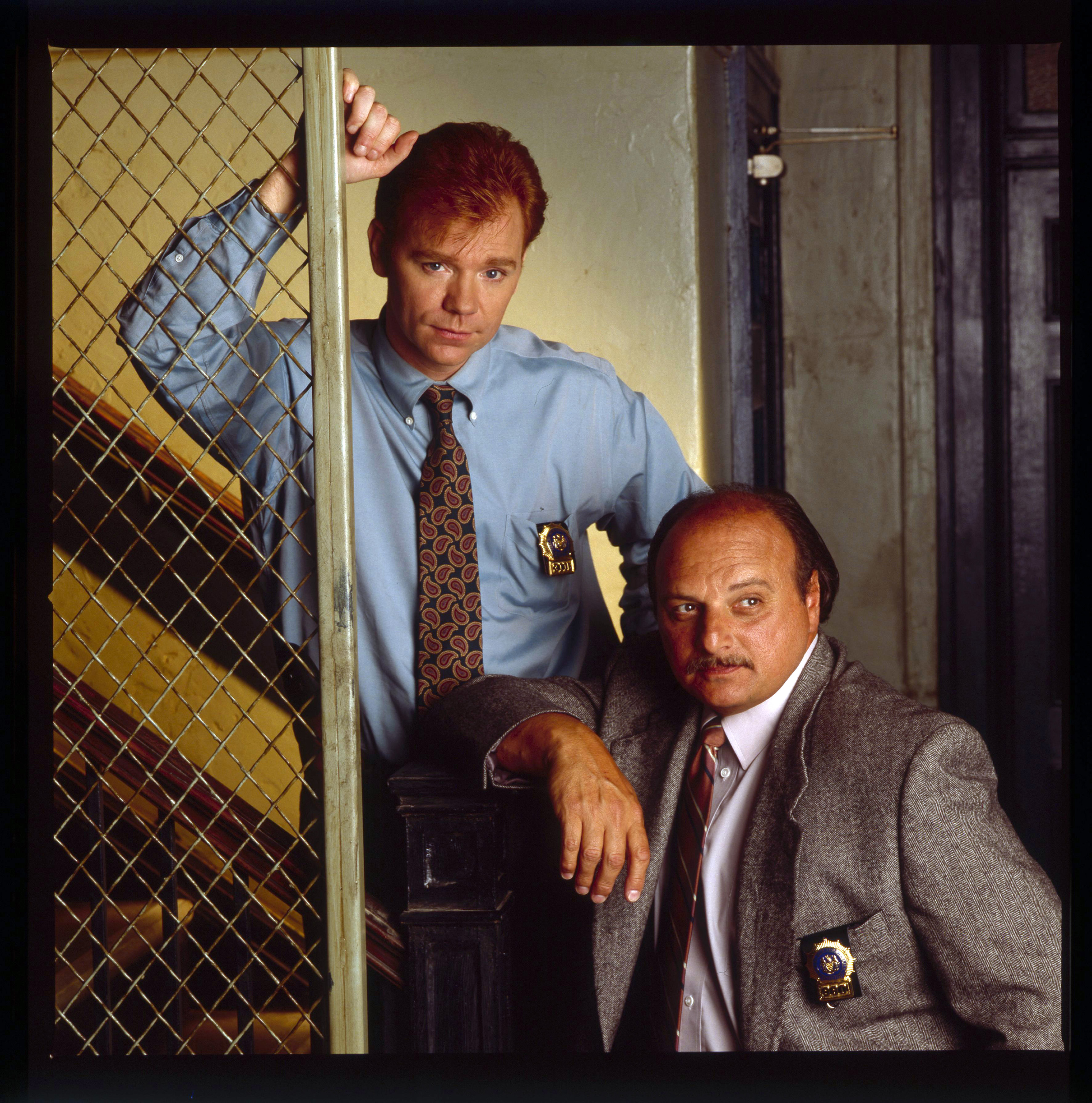 David Caruso photographed for "NYPD Blue" in 1993. | Source: Getty Images