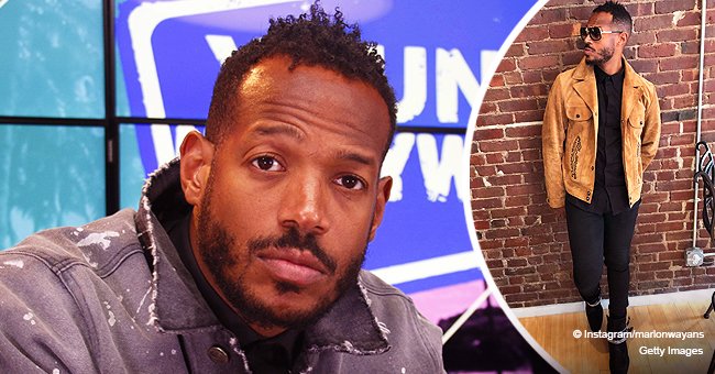 Marlon Wayans of 'Scary Movie' Fame Poses in All-Black Look with Beige ...