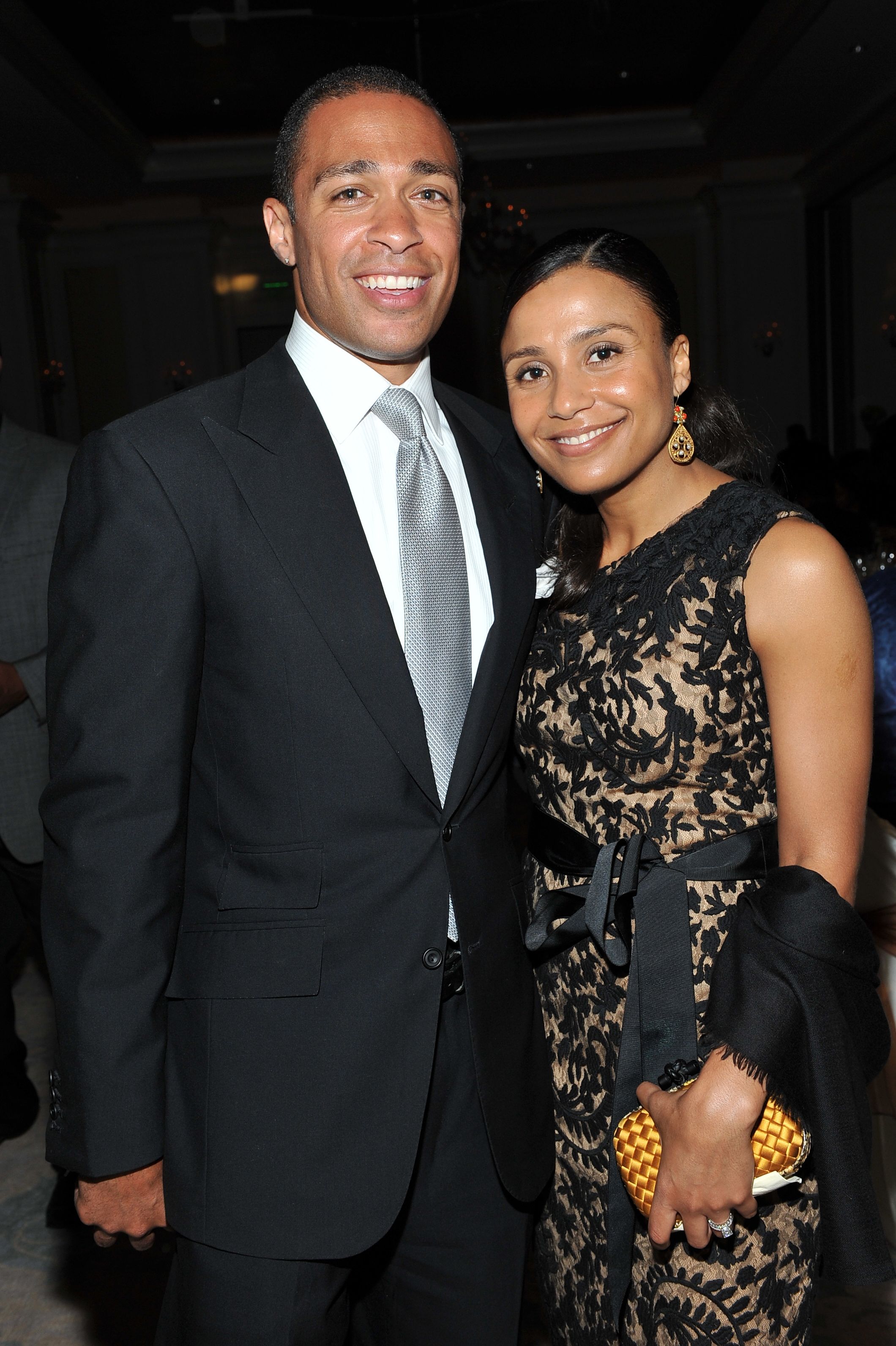 TJ Holmes and Marilee Fiebig at the 2012 Caring for Congo gala on April 28, 2012, in Atlanta | Source: Getty Images