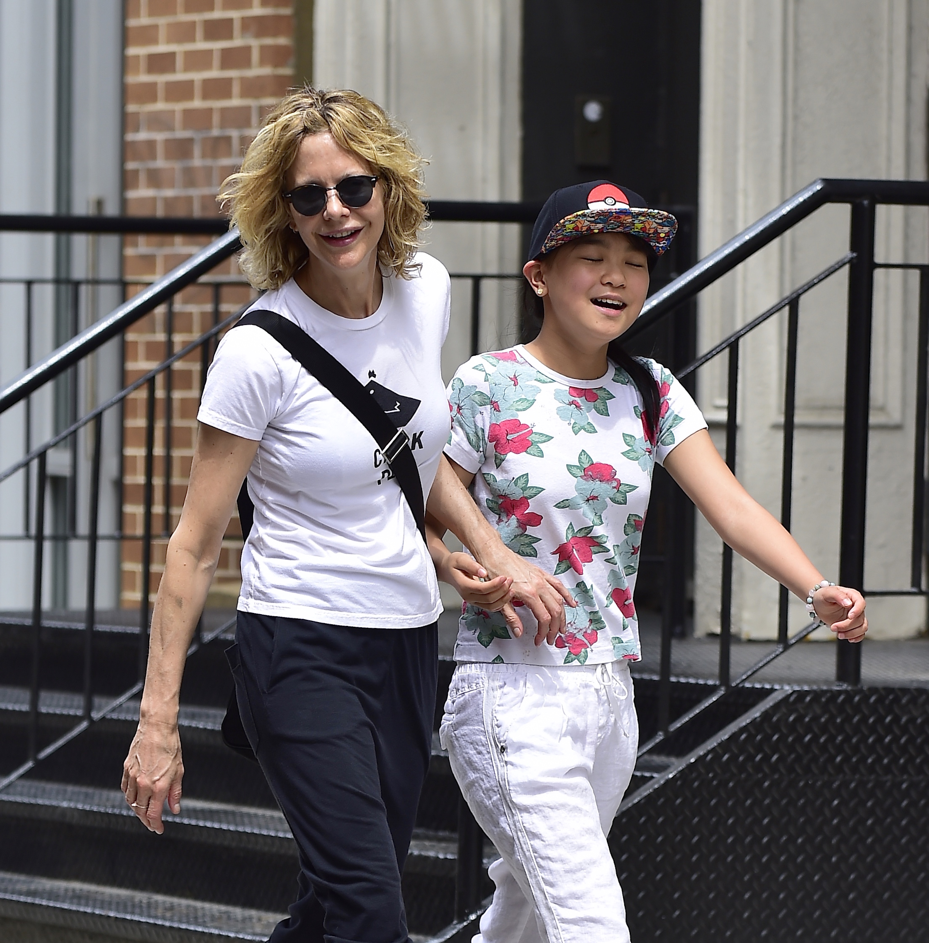 Meg Ryan and her daughter Daisy in New York in 2016 | Source: Getty Images