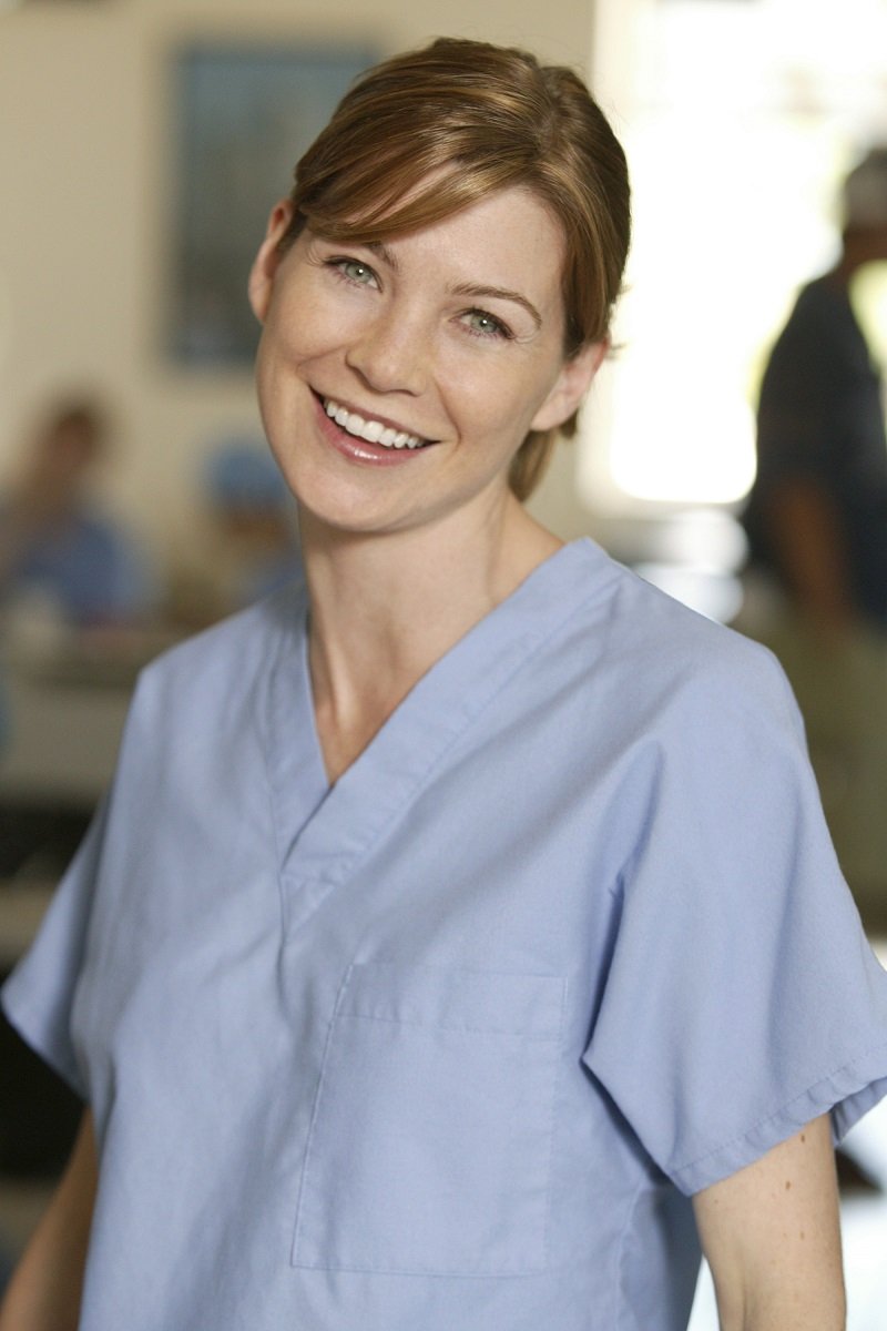 Ellen Pompeo as Meredith Grey in "Grey's Anatomy" on April 26, 2004 | Photo: Getty Images