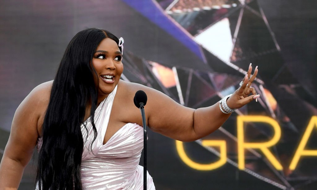 Lizzo speaks onstage during the 63rd Annual GRAMMY Awards , March 2021 | Source: Getty Images