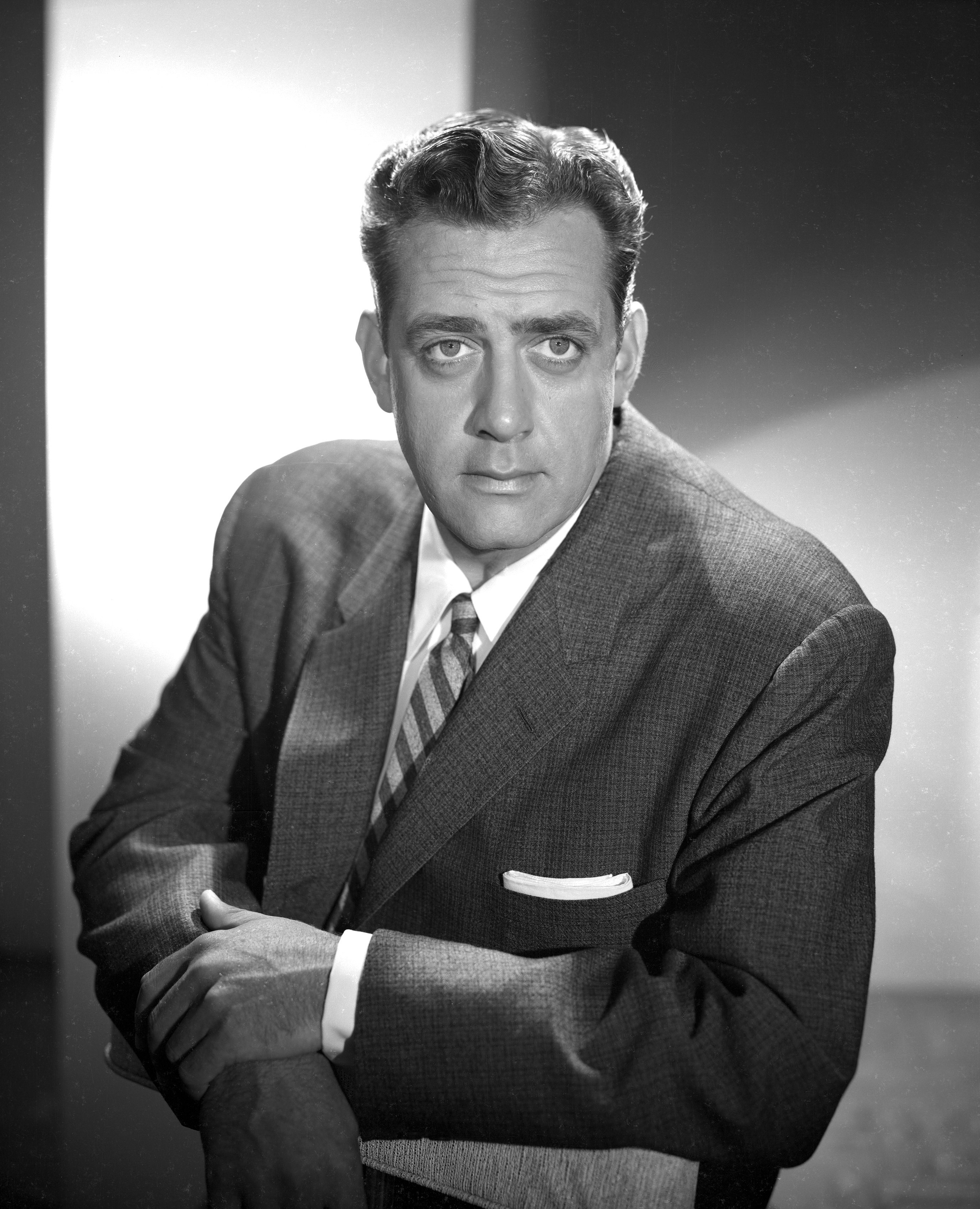 Portrait of Raymond Burr. | Source: Getty Images