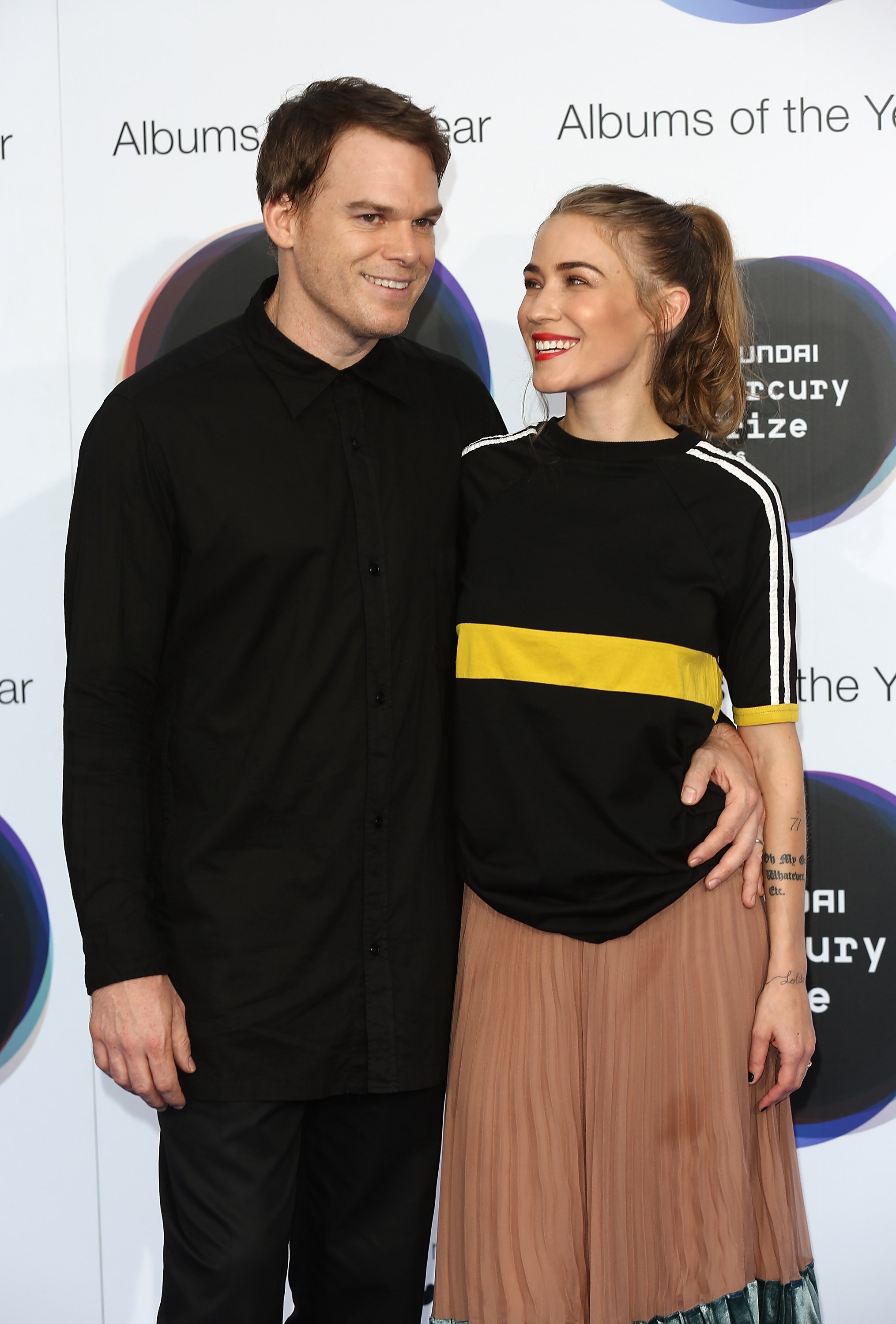 Michael C Hall and his wife Morgan MacGregor pose for a photo at the Hyundai Mercury Prize 2016 on September 15, 2016 in London | Source: Getty Images