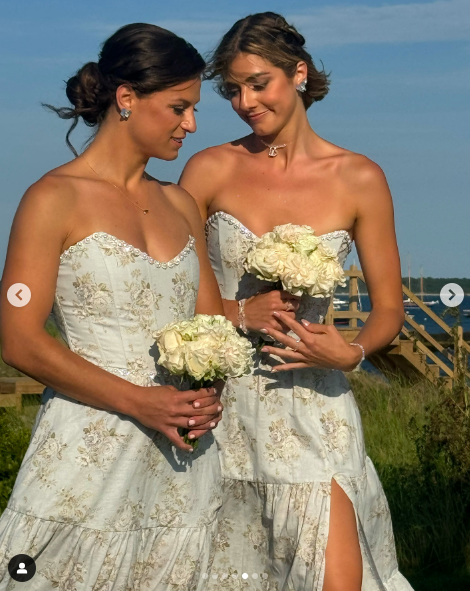 Cara and Michaela Kennedy Cuomo on Mariah Kennedy Cuomo's wedding day, posted on July 22, 2024 | Source: Instagram/kerrykennedyrfk