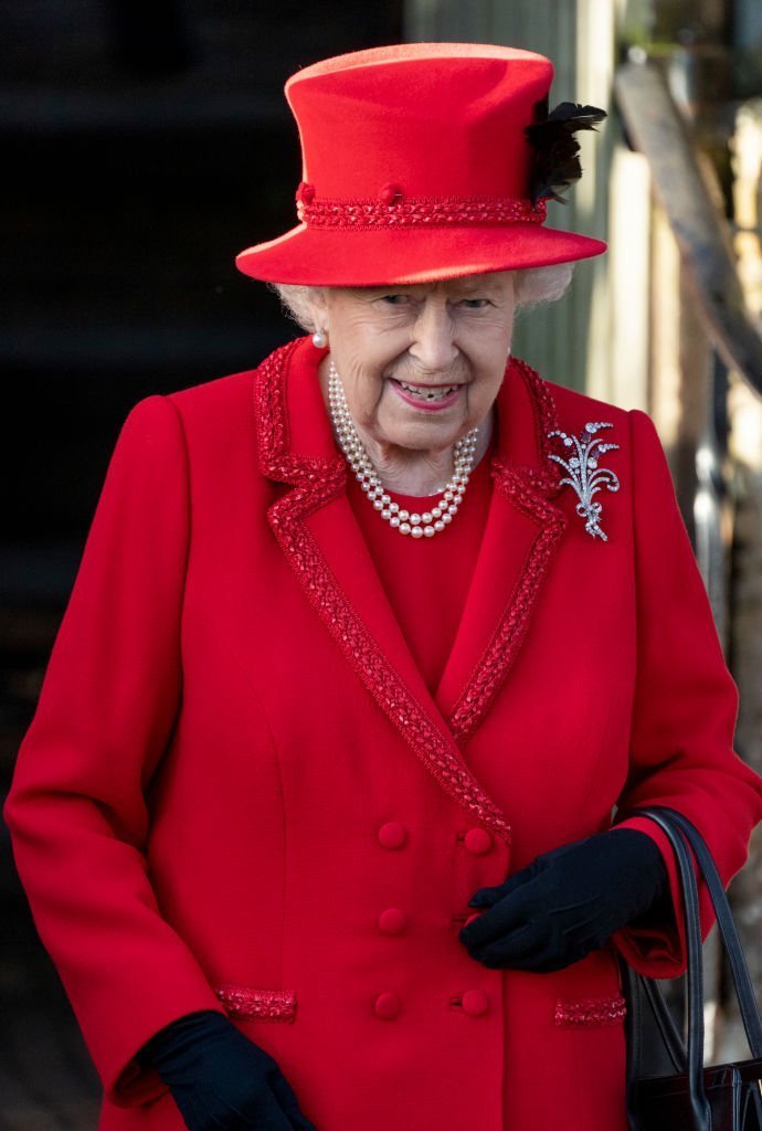 Queen Elizabeth II attends the Christmas Day Church service at Church of St Mary Magdalene on the Sandringham estate on December 25, 2019 in King's Lynn. | Photo: Getty Images