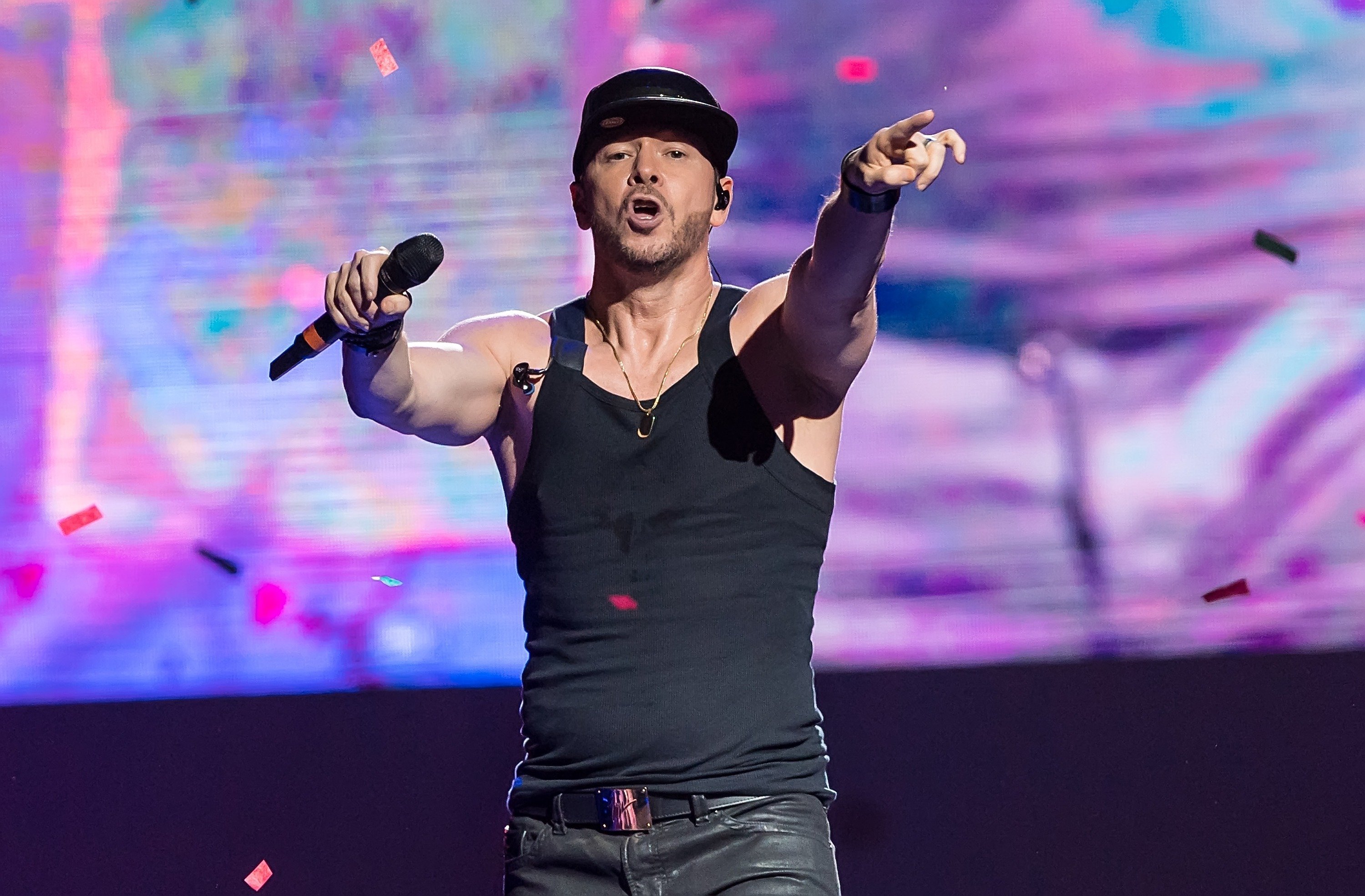 Donnie Wahlberg performs with New Kids on the Block during "The Total Package" tour in Philadelphia, Pennsylvania on June 24, 2017 | Photo: Getty Images