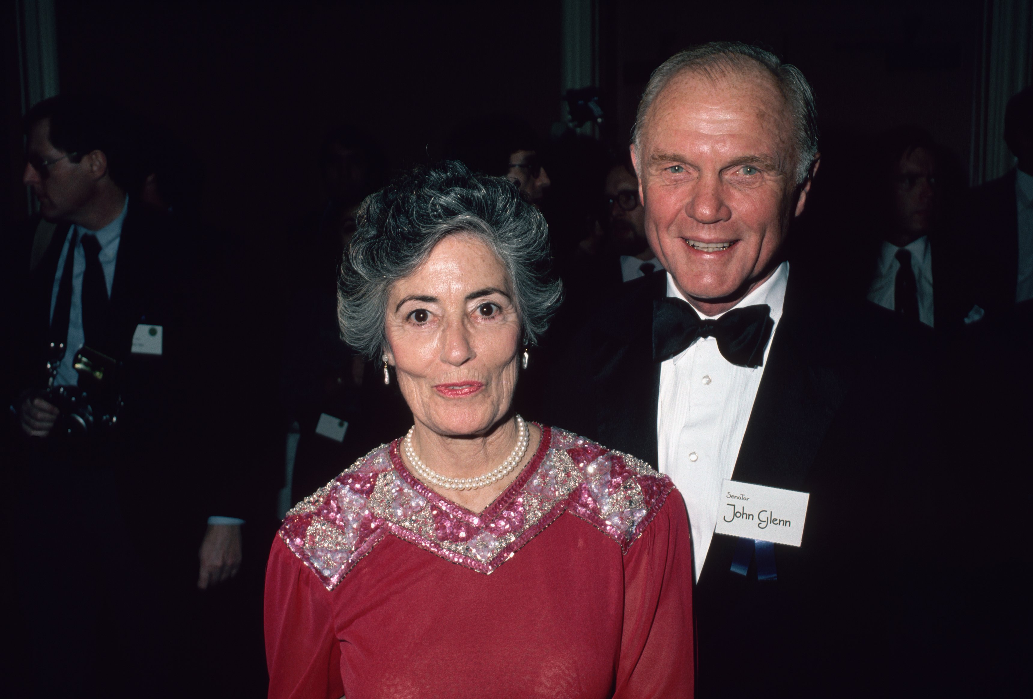 A picture of John and Annie Glenn taken on December 01, 1983. | Source: Getty Images.
