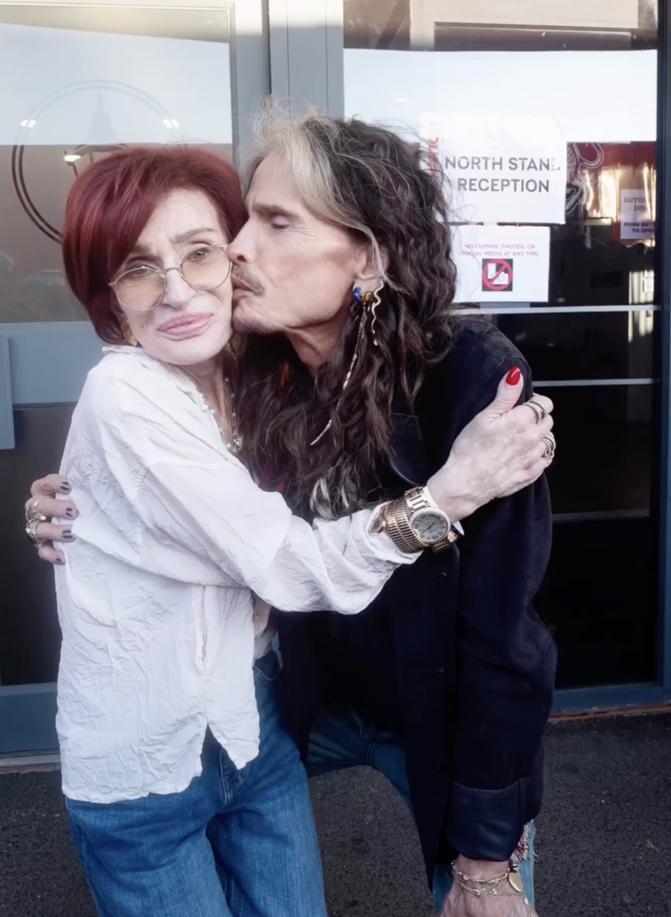 Sharon Osbourne and Steven Tyler from a post dated July 8, 2025. | Source: Instagram/sharonosbourne