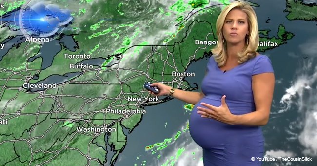 Pregnant meteorologist goes viral after slamming 'haters' who criticize her bod