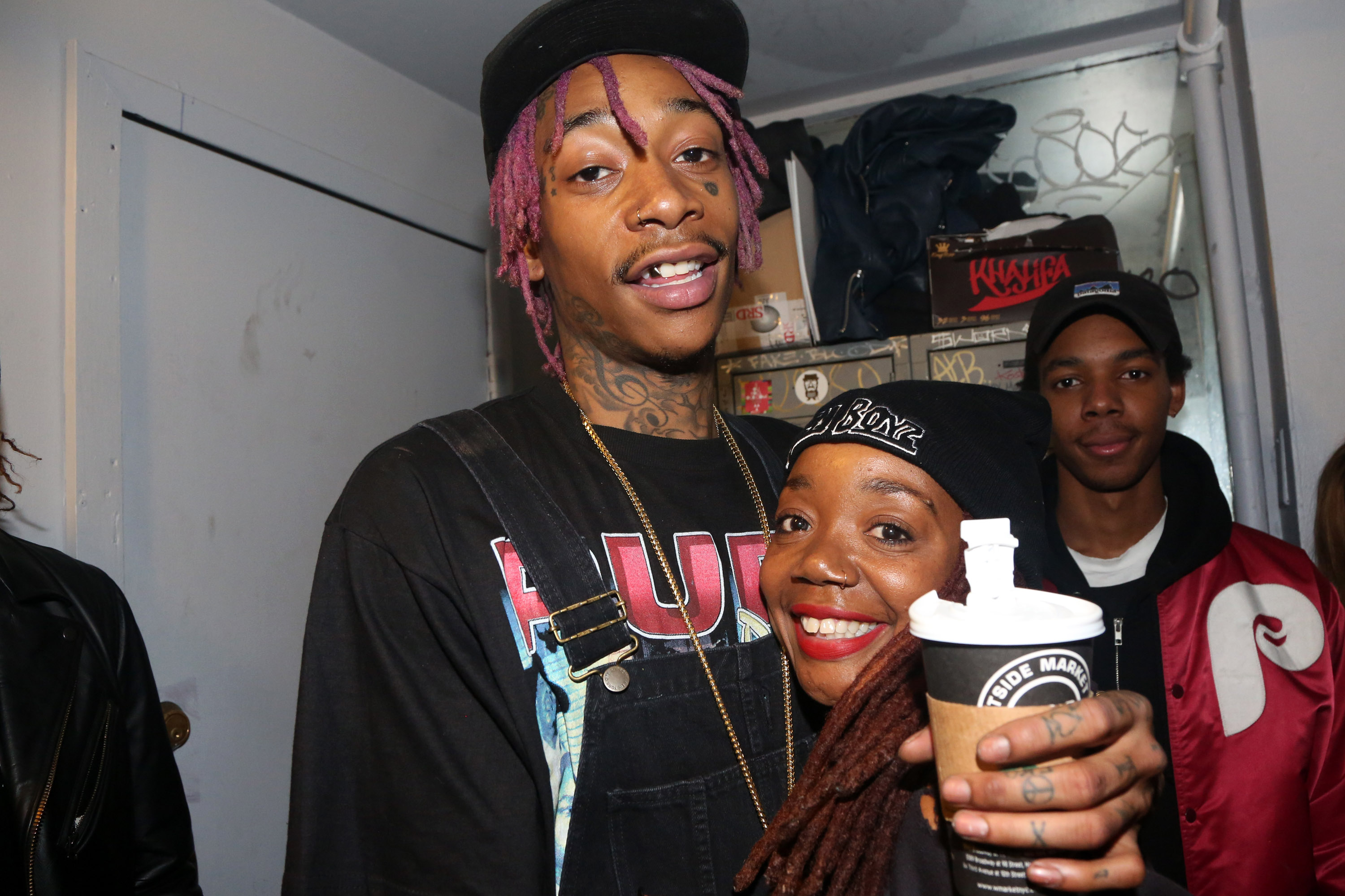 Wiz Khalifa and Peachy Wimbush-Polk at Webster Hall on November 16, 2014, in New York. | Source: Getty Images