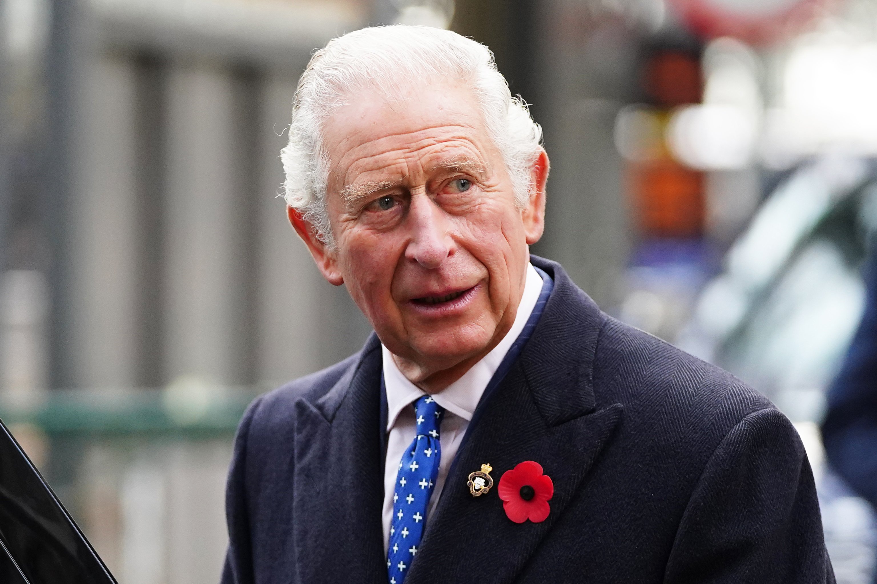 King Charles, Network Rail'in bir parçası olarak iki alternatif yakıt yeşili trenini görmek için Glasgow Merkez İstasyonu'nu ziyaret etti. "Yeşil Trenler @ COP26" 5 Kasım 2021'de Glasgow, İskoçya'da gerçekleşen etkinlik.  |  Kaynak: Getty Images