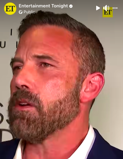 Ben Affleck speaking about supporting Jennifer Lopez at the "Kiss of the Spider Woman" New York Screening, posted on October 6, 2025. | Source: Facebook/Entertainment Tonight