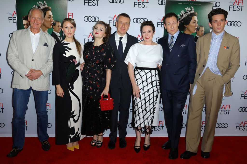 Cast of the TV show "The Crown" at the premiere during AFI FEST 2019 Presented By Audi at TCL Chinese Theatre on November 16, 2019 in Hollywood, California | Photo: Getty Images
