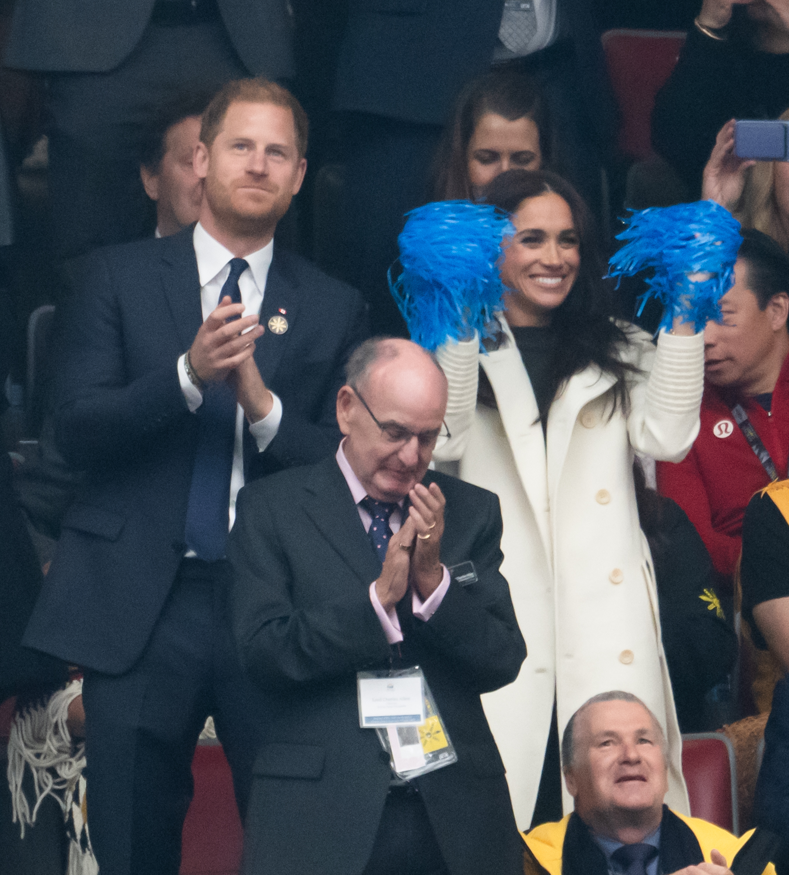 The Duke and Duchess of Sussex during the opening ceremony of the 2025 Invictus Games at BC Place on February 8, 2025, in Vancouver, British Columbia, Canada | Source: Getty Images