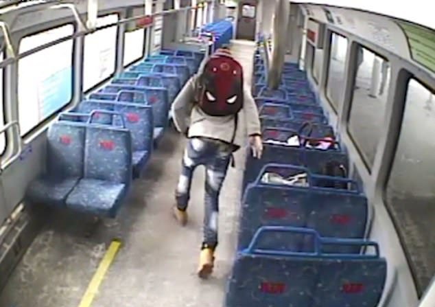 CCTV Footage - Passenger stops train/ Source: YouTube/ Associated Press