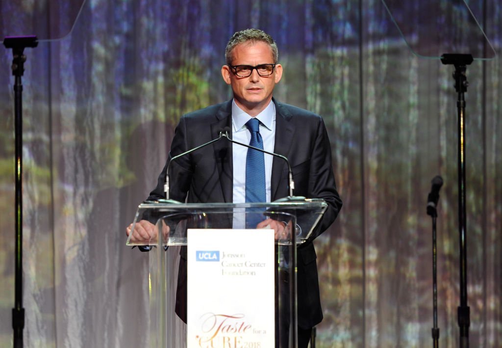 NBC boss Paul Telegdy accepting the Gil Nickel Humanitarian Award in April 2018. | Photo: Getty Images