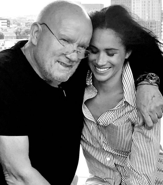 Peter Lindbergh and Meghan Markle/ Source: Instagram/ sussexroyal