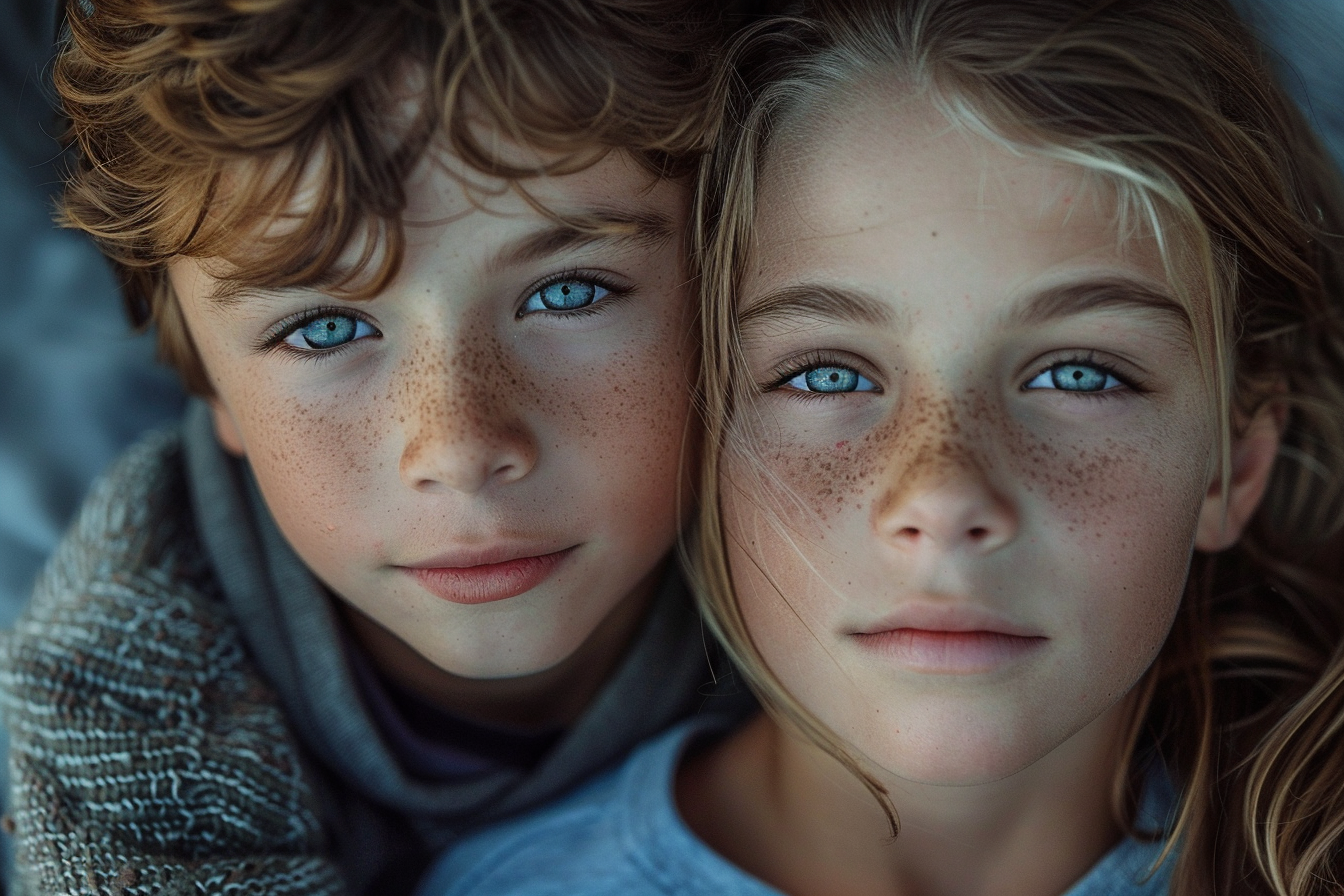 A boy and his sister | Source: Midjourney