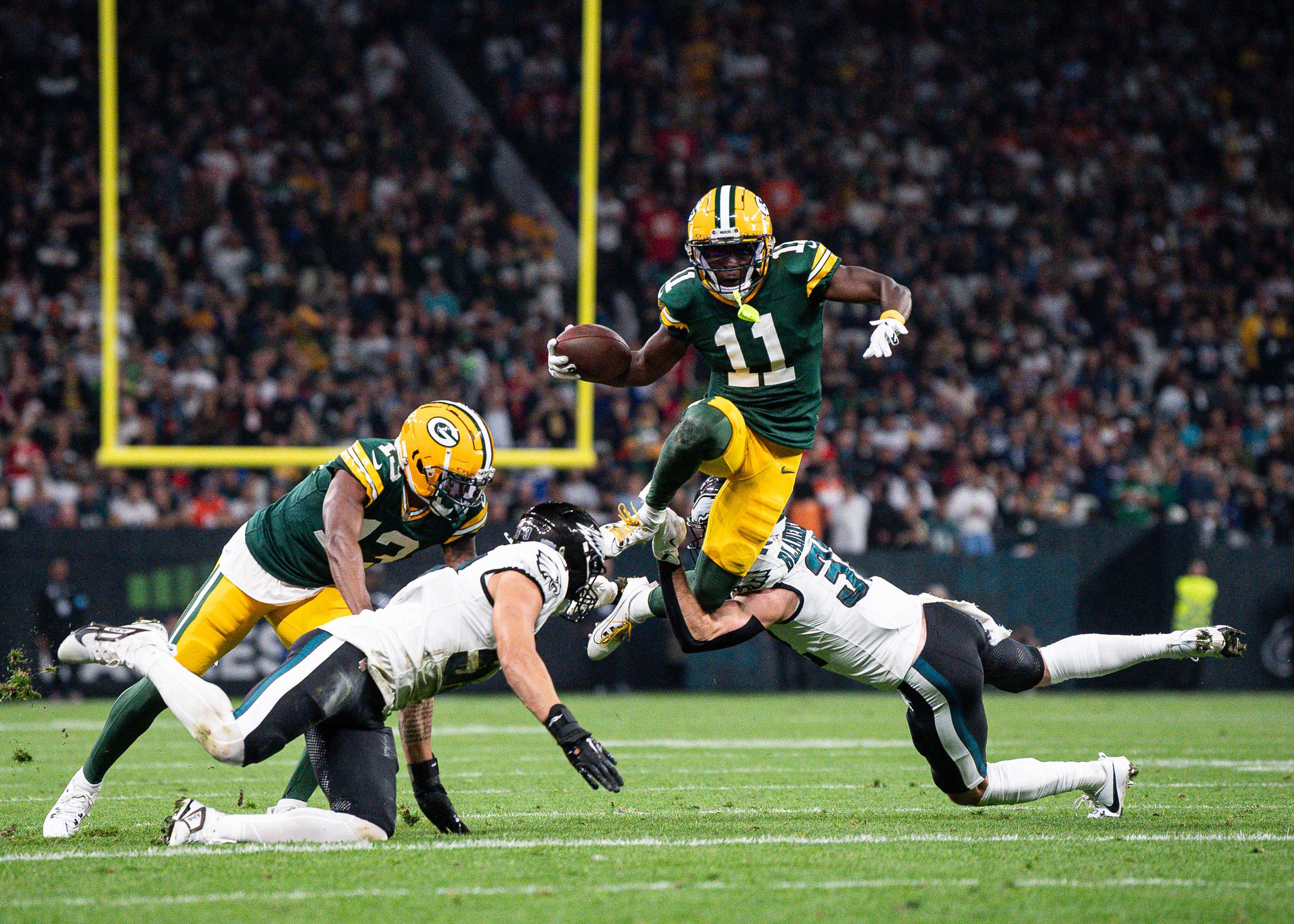 Green Bay Packers and Philadelphia Eagles play at Arena Corinthians in Sao Paulo, Brazil | Source: Getty Images