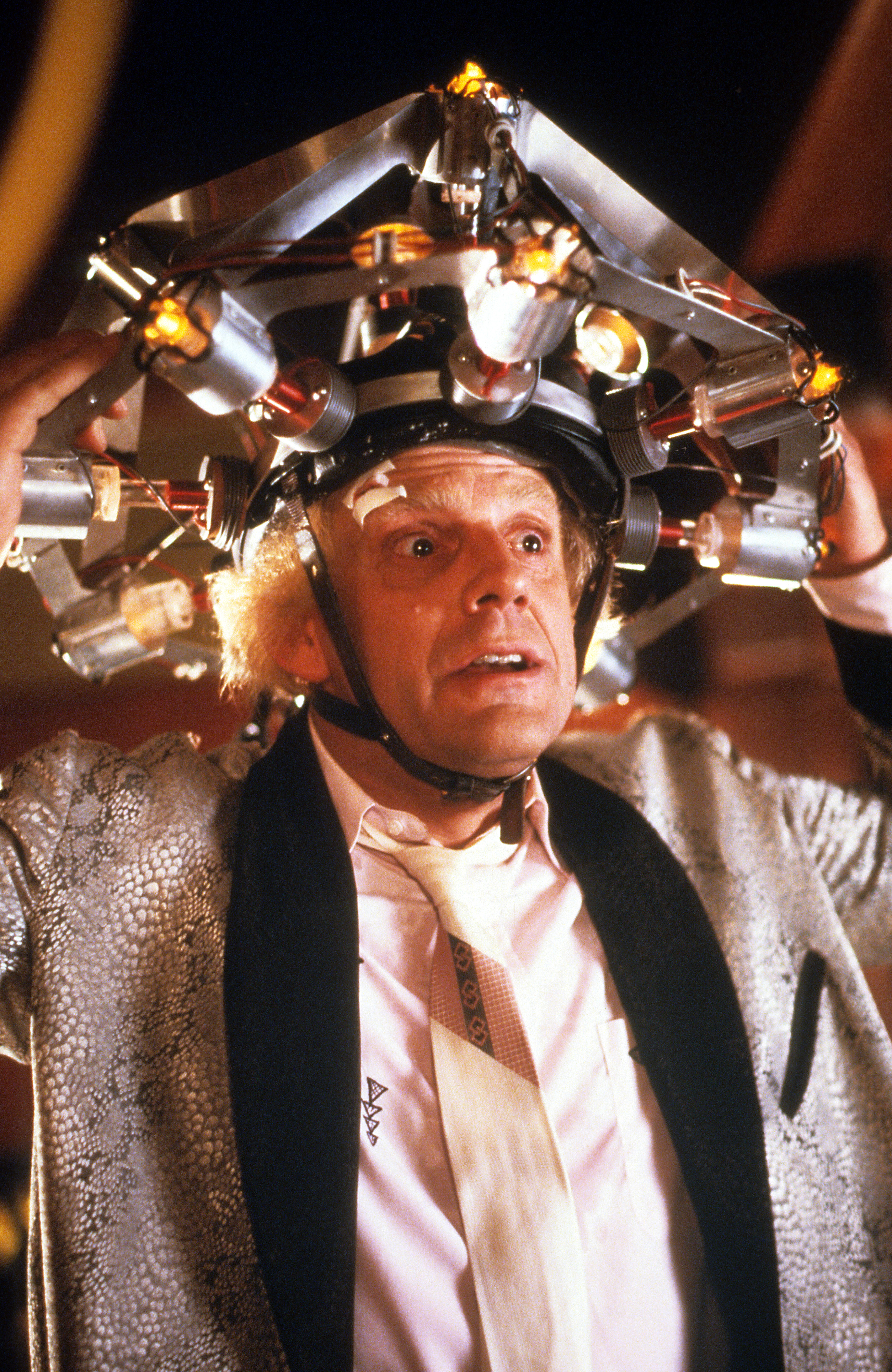 Christopher Lloyd during a scene from the film "Back To The Future" in 1985 | Source: Getty Images