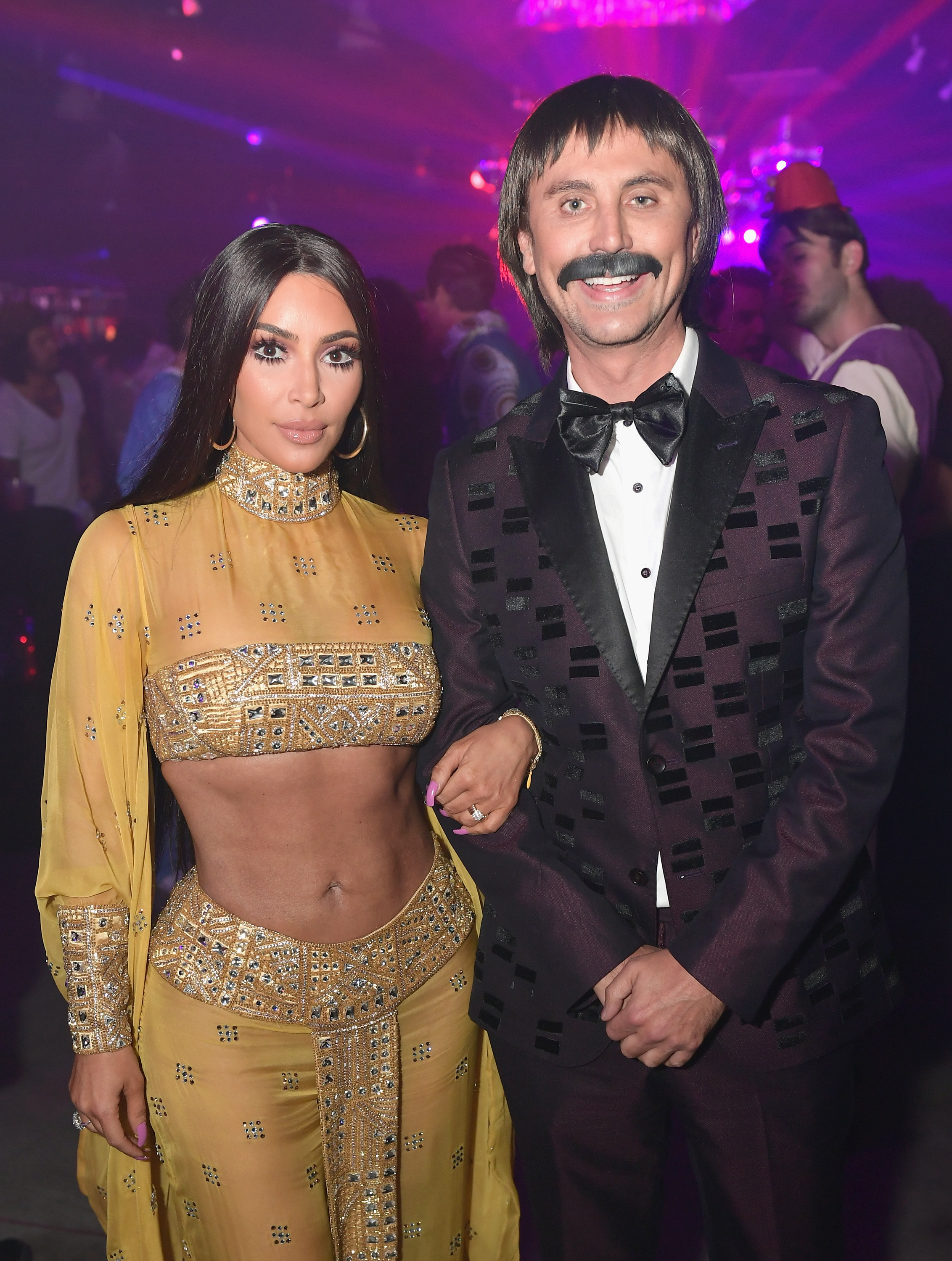 Kim Kardashian and Jonathan Cheban attend Casamigos Halloween party on October 27, 2017 in Los Angeles, California. | Source: Getty Images