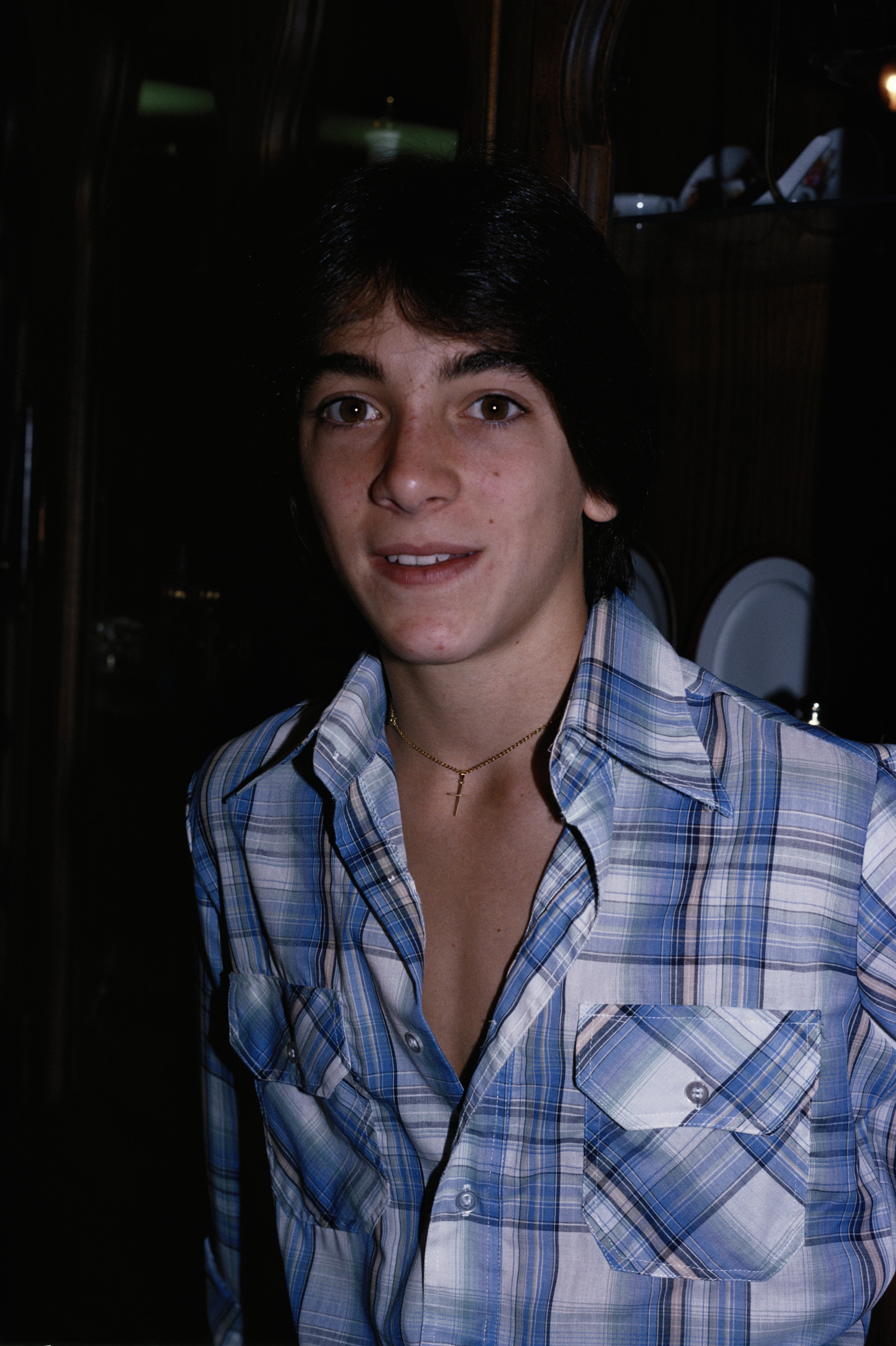 Television star Scott Baio posing at his home for a magazine shoot in November 1978. / Source: Getty Images