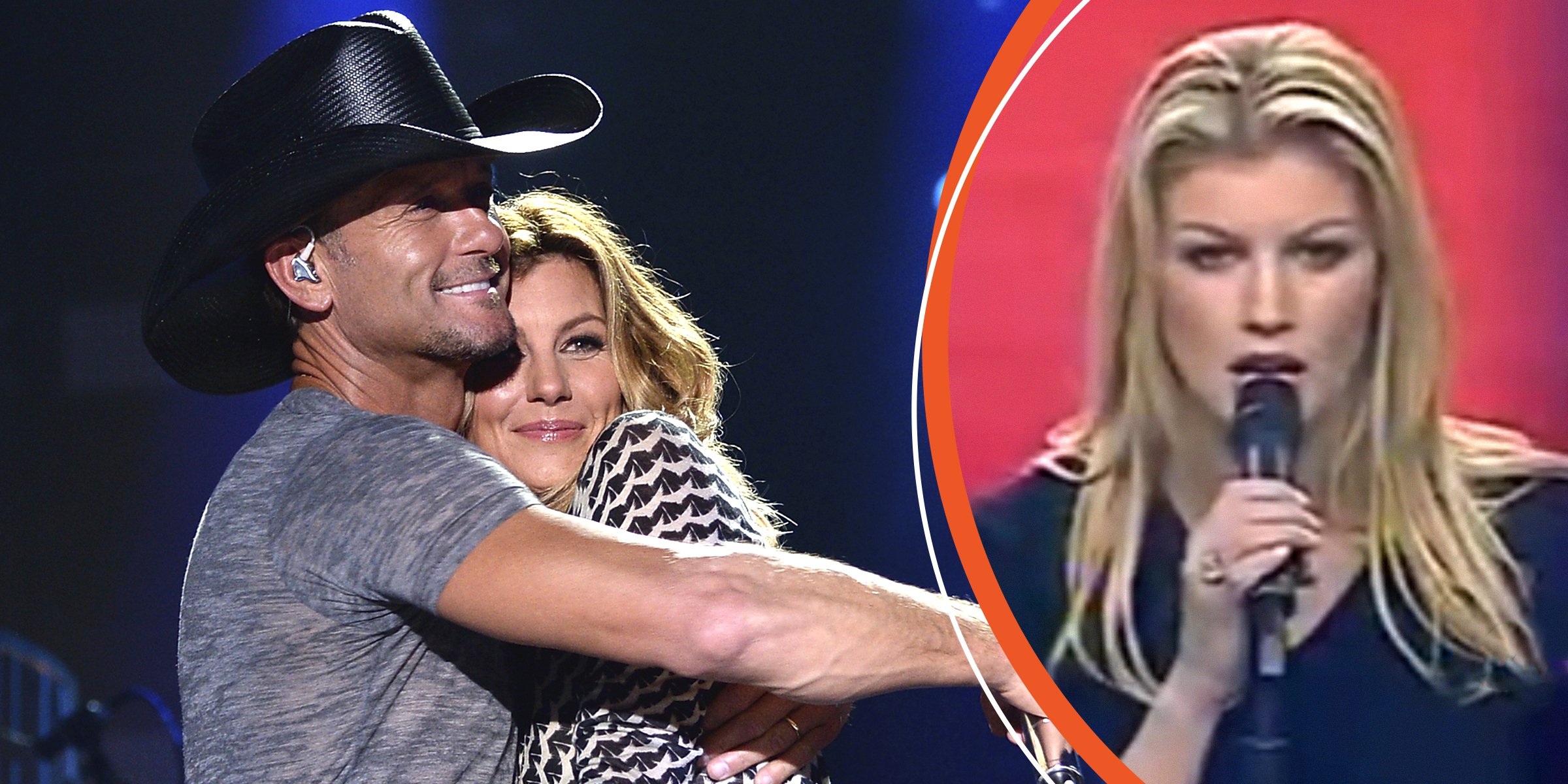 Tim McGraw and Faith Hill, 2014 | Faith Hill, 2000 | Source: Instagram.com/thetimmcgraw | Getty Images