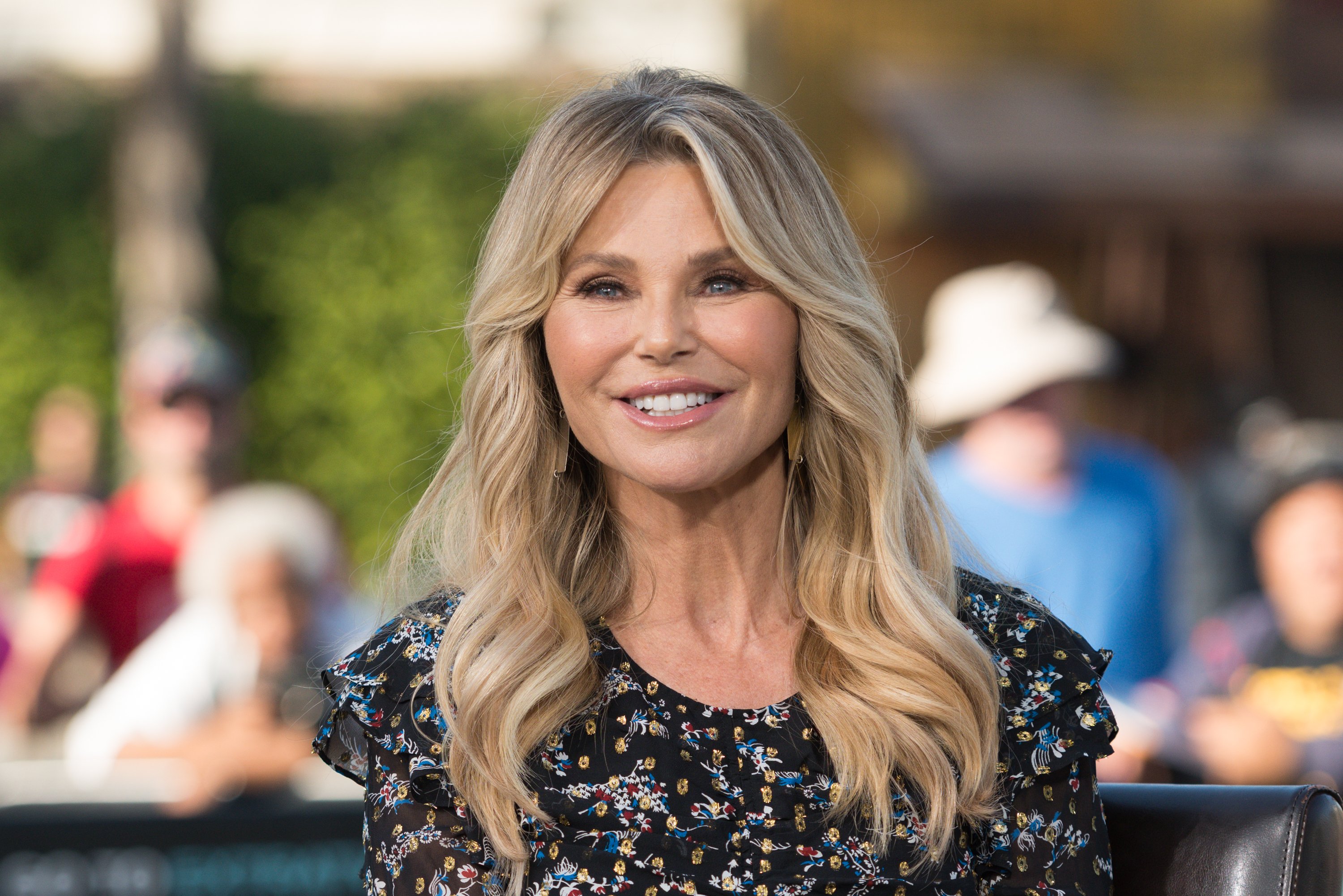Christie Brinkley visits "Extra" at Universal Studios Hollywood on January 18, 2018 in Universal City, California | Source: Getty Images
