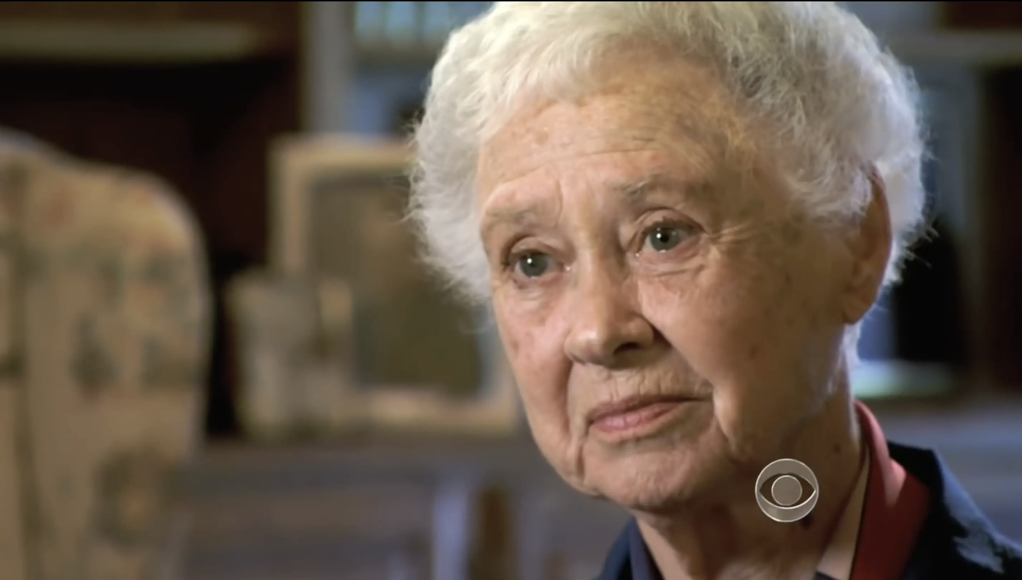 Screenshot of Peggy Harris speaking in an interview. | Source: YouTube/CBS News