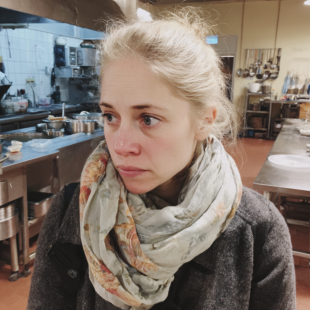 A woman wearing a gray coat | Source: Midjourney