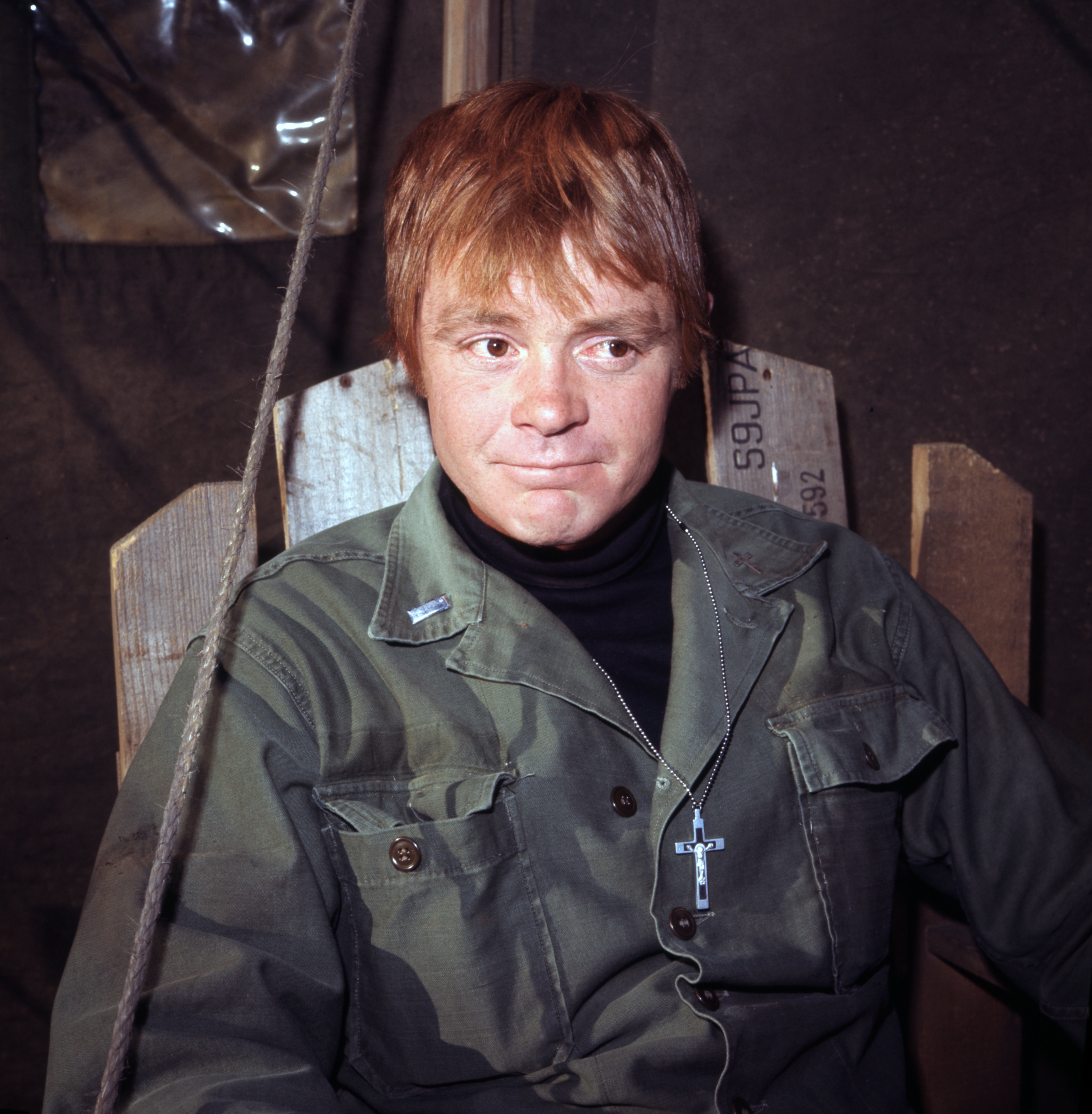   George Morgan as.Lt Father Francis John Patrick Mulcahy on the series MASH. The Series premiered on September 17, 1972.  | Source: Getty Images