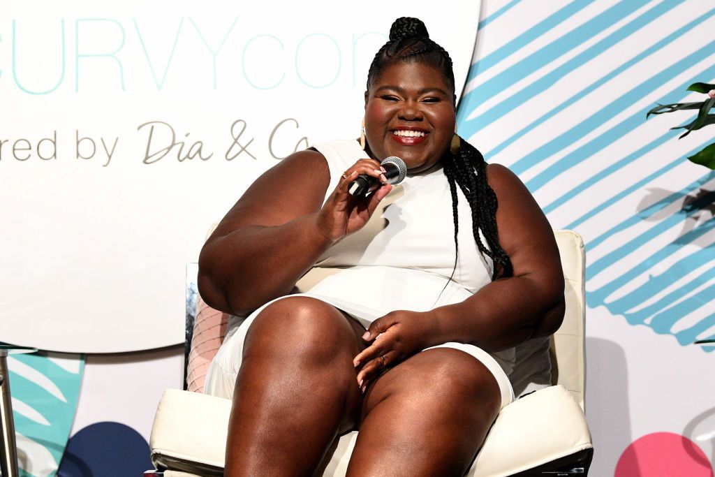 September 2019 in NY: Gabby Sidibe speaking at theCURVYcon which is Powered By Dia&Co. | Photo: Getty Images