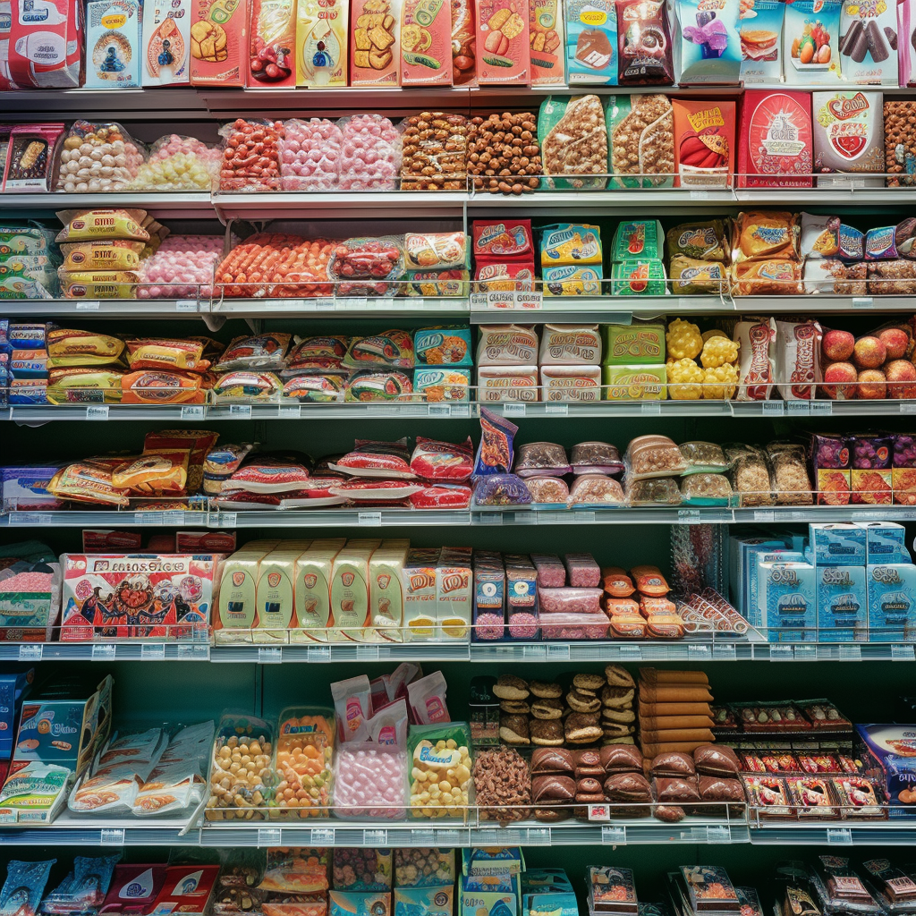 A candy counter | Source: Midjourney