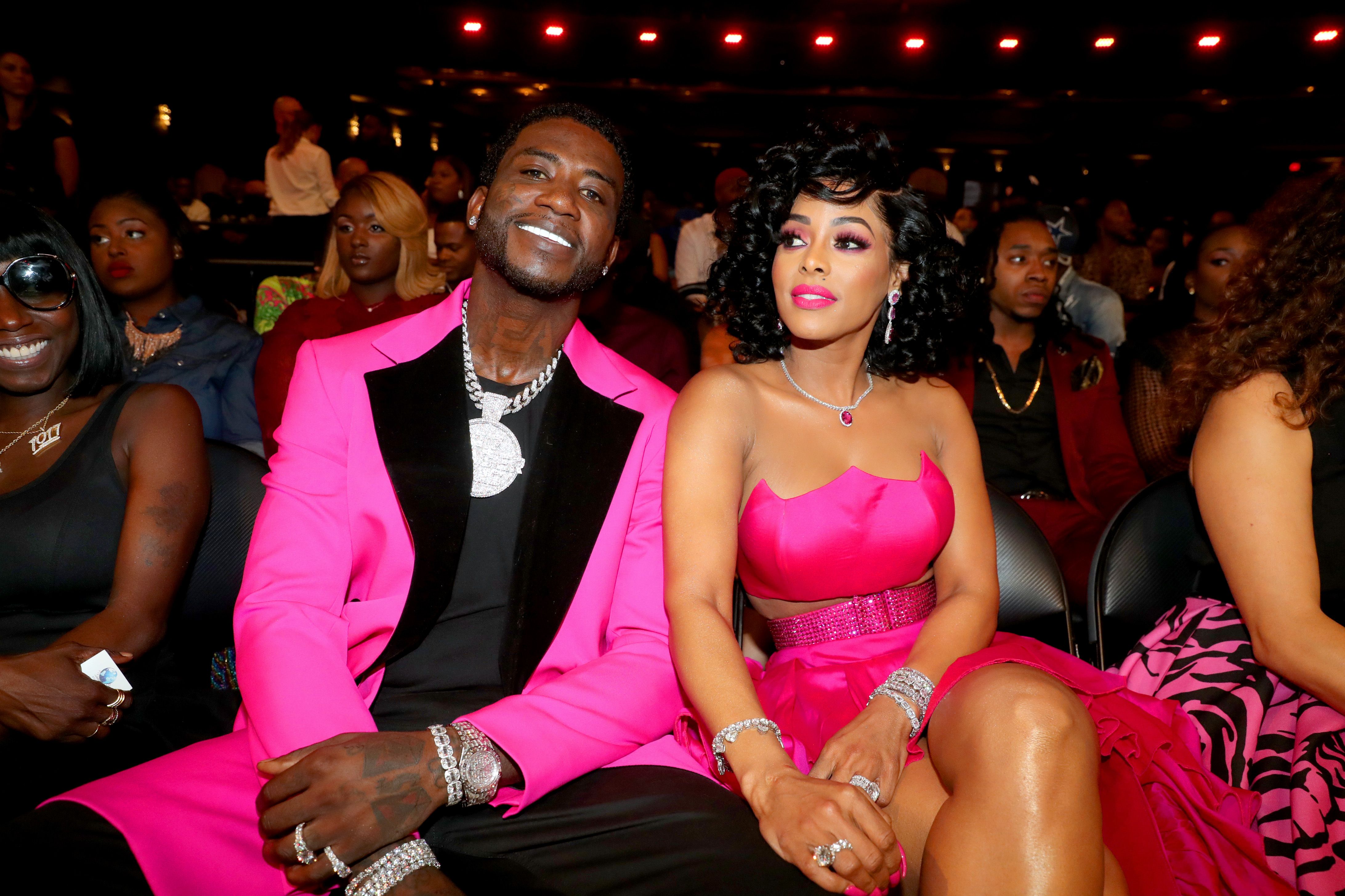Gucci Mane and Keyshia Ka'oir during the BET Hip Hop Awards 2018 at Fillmore Miami Beach on October 6, 2018 in Miami Beach, Florida. | Photo: Getty Images.