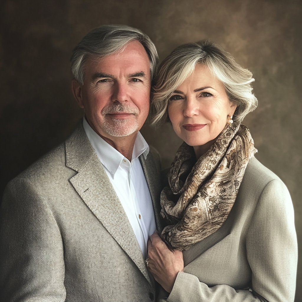 A rich and powerful older couple | Source: Midjourney