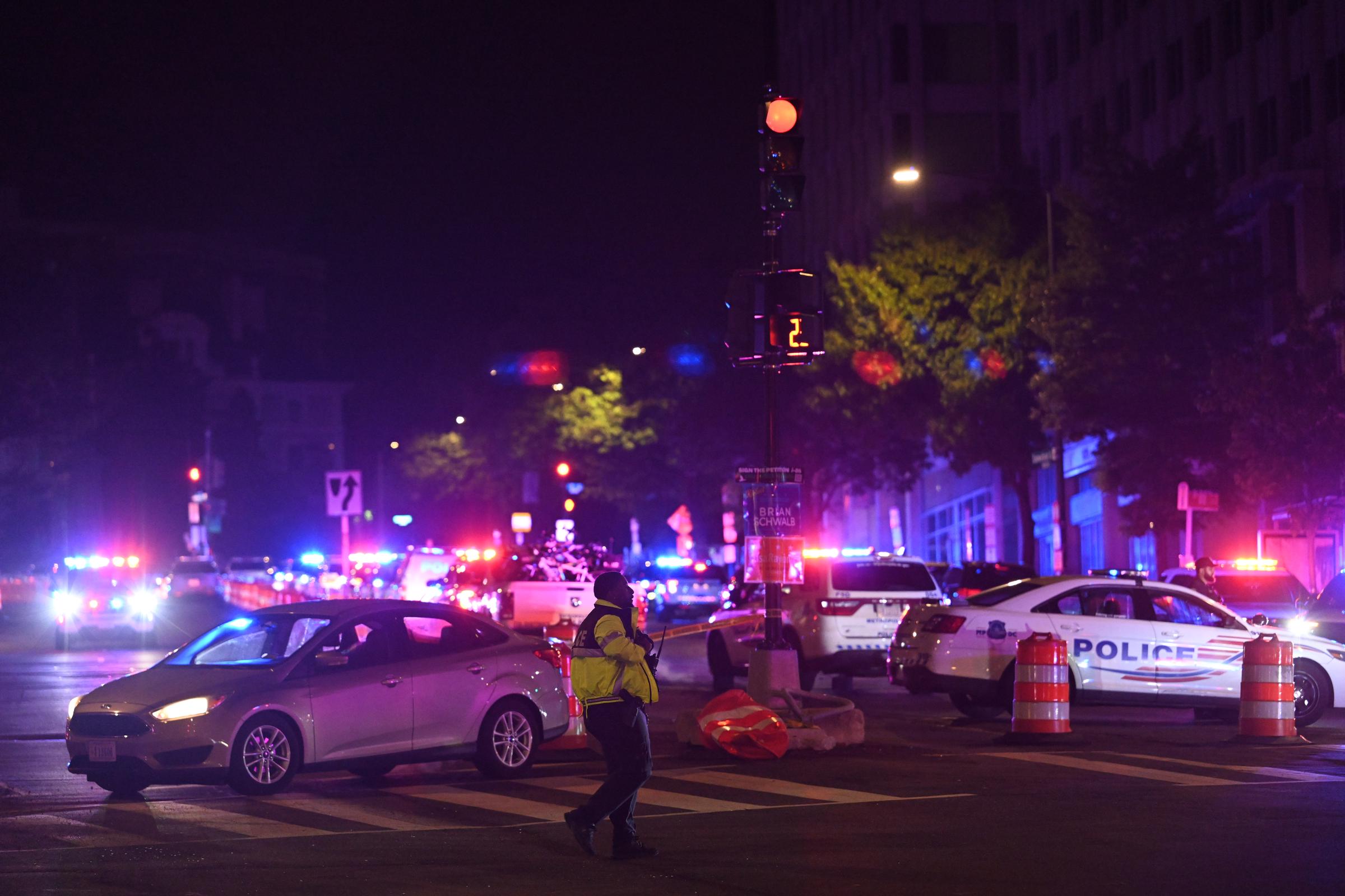 Police surround the Washington Hilton Hotel where shots were fired near the White House Correspondents' Dinner on April 25, 2026 in Washington, D.C | Source: Getty Images