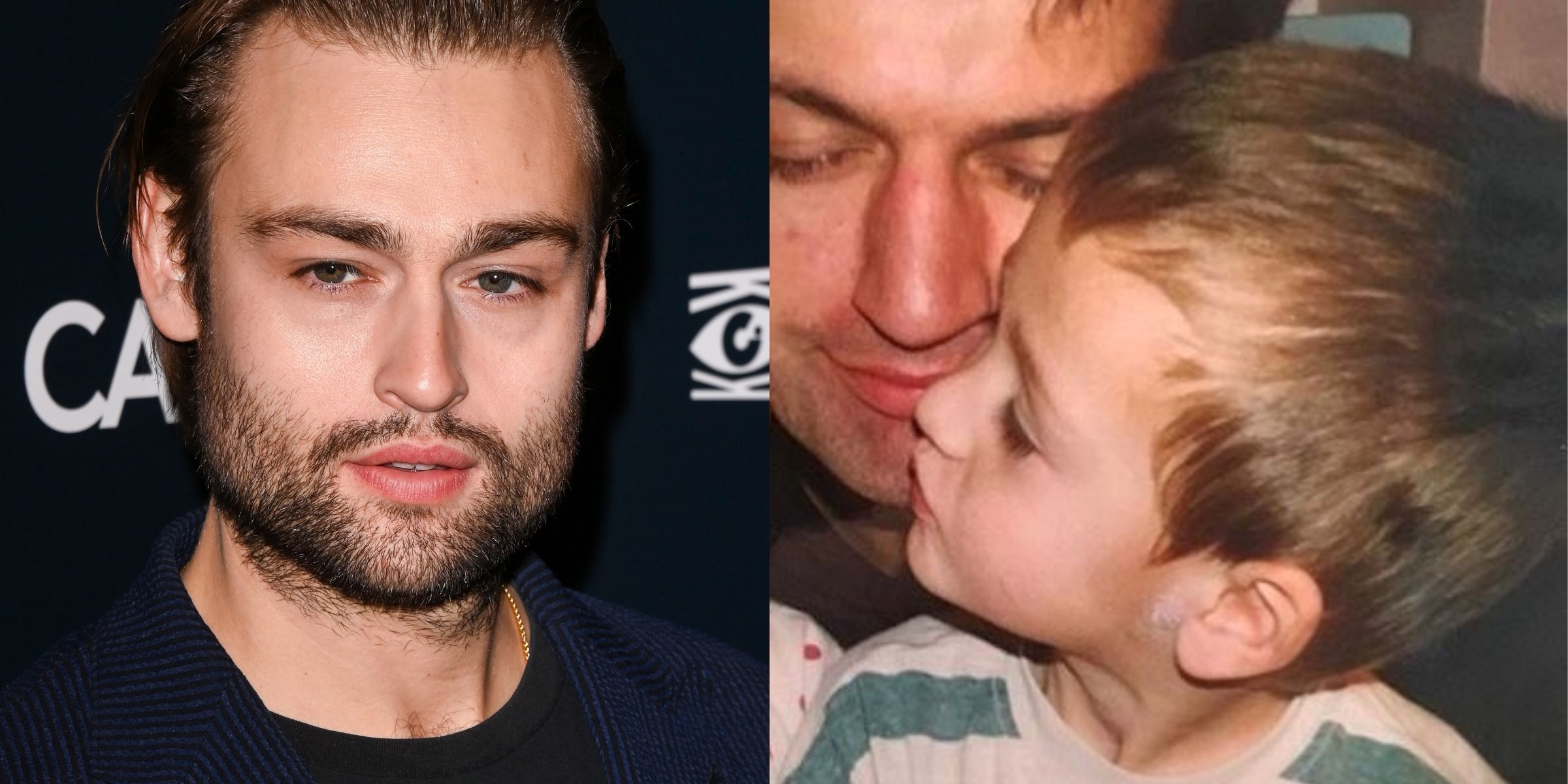 Douglas Booth | Young Douglas Booth and his father | Source: Getty Images | Instagram/douglasbooth