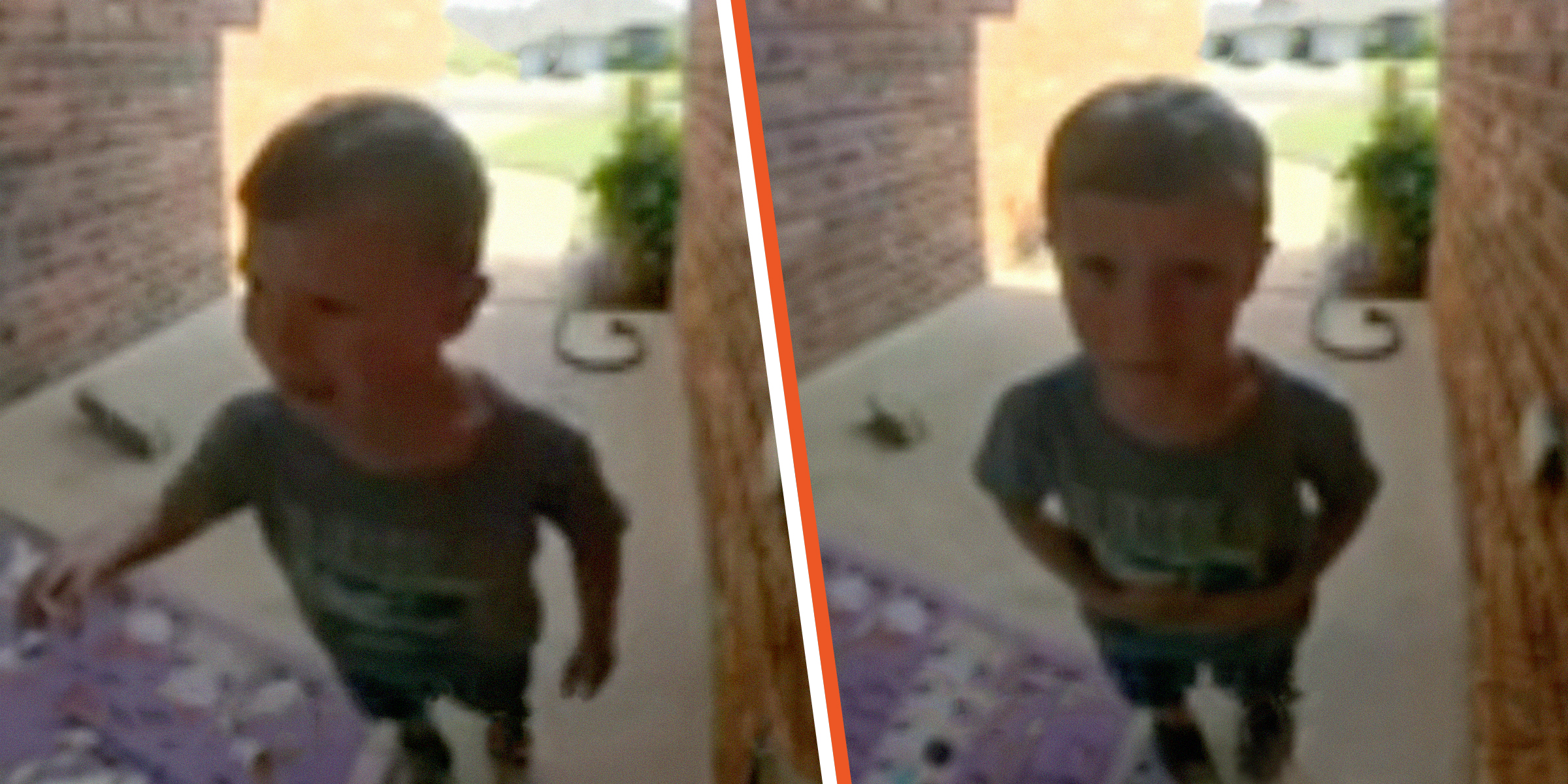 Boy rings a random home's doorbell to ask for help in finding his mommy. | Source: tiktok.com/kellymulholland95