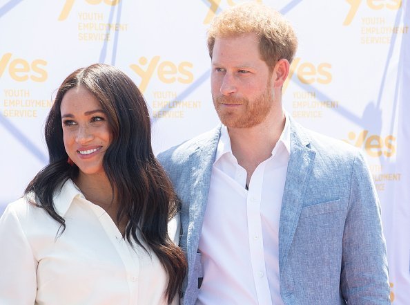  Prince Harry, Duke of Sussex and Meghan, Duchess of Sussex visiting Tembisa township to learn about Youth Employment Services (YES) on October 2, 2019 in Johannesburg, South Africa. The Duke and Duchess of Sussex are on an official visit to South Africa.| Photo: Getty Images.