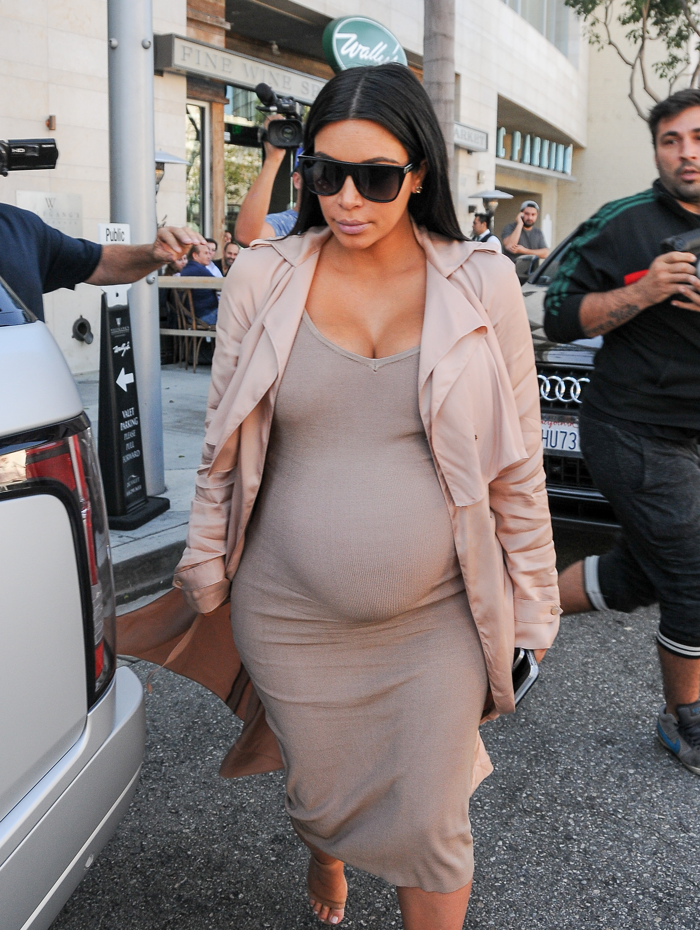 Kim Kardashian spotted on October 22, 2015 in Los Angeles, California. | Source: Getty Images